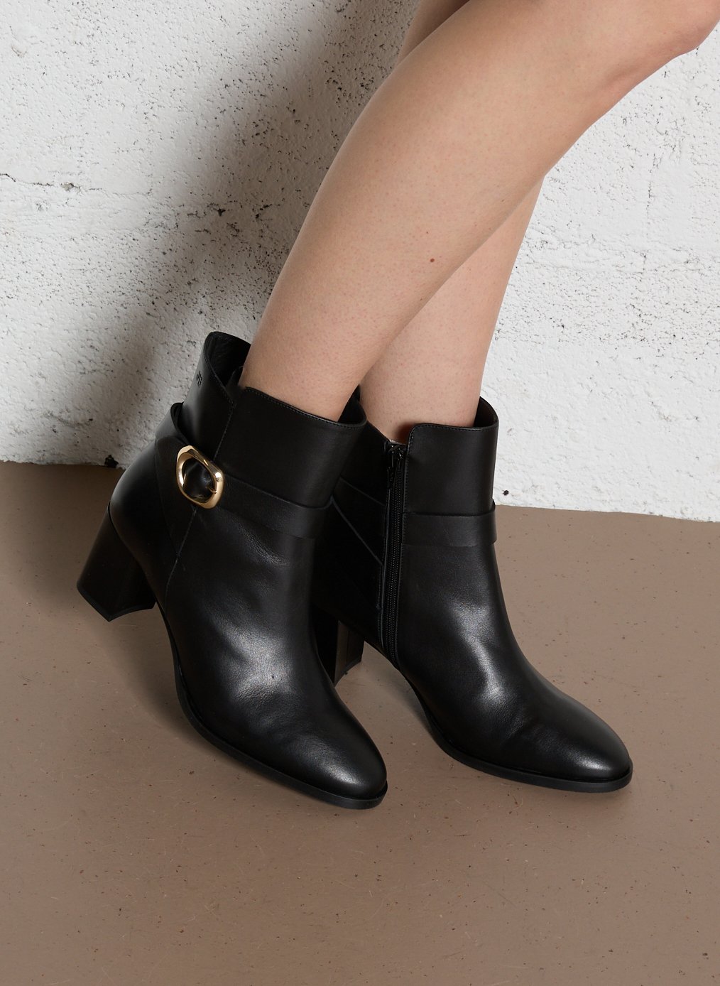 Bottines en cuir JB MARTIN Noir