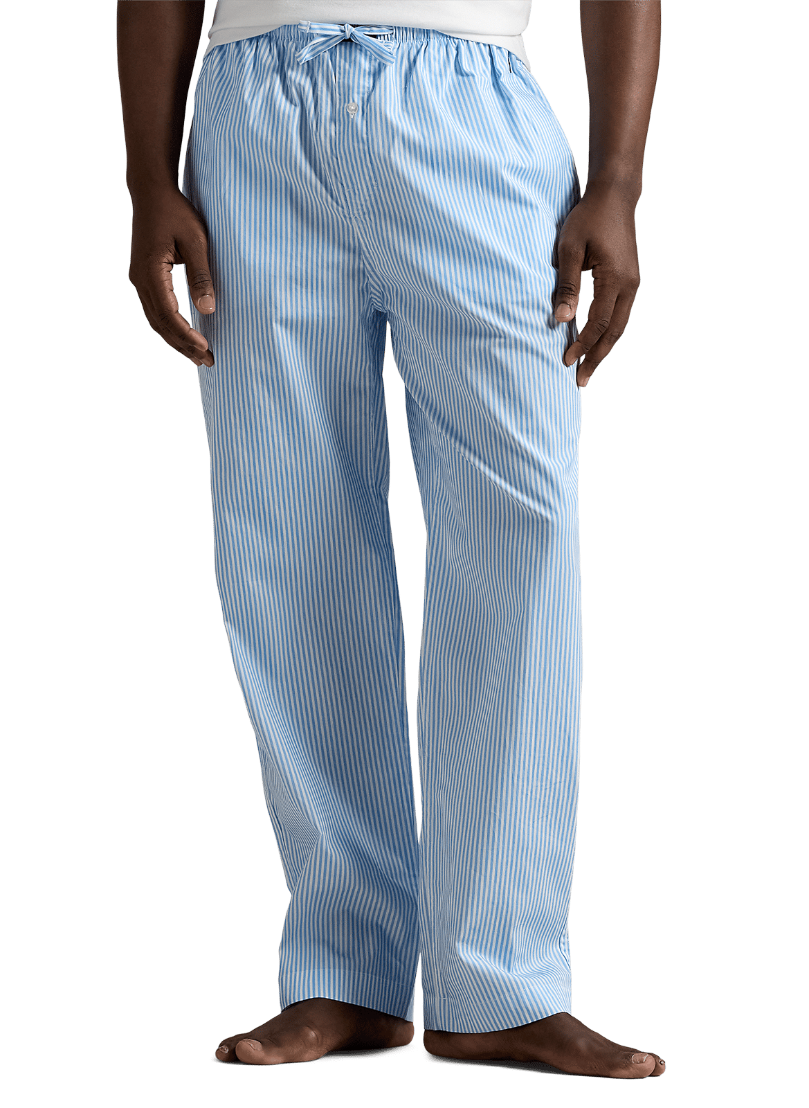 Pyjamahose mit Monogramm aus Baumwolle POLO RALPH LAUREN
