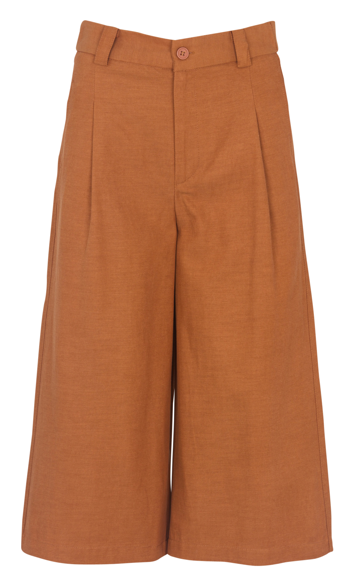 Caprihose aus Baumwoll-Mix SEE U SOON Orange