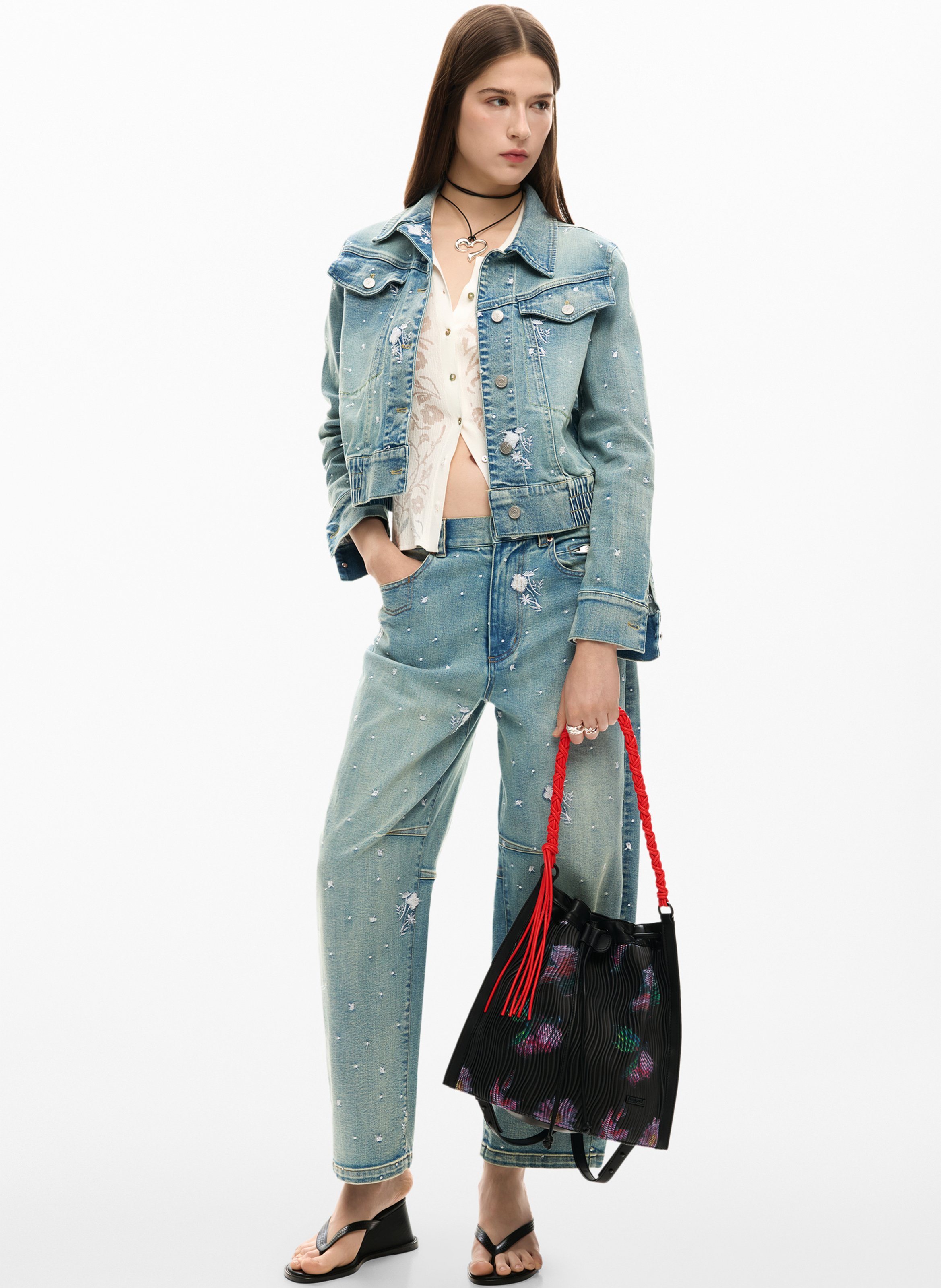 Backpack in textured printed fabric DESIGUAL Black