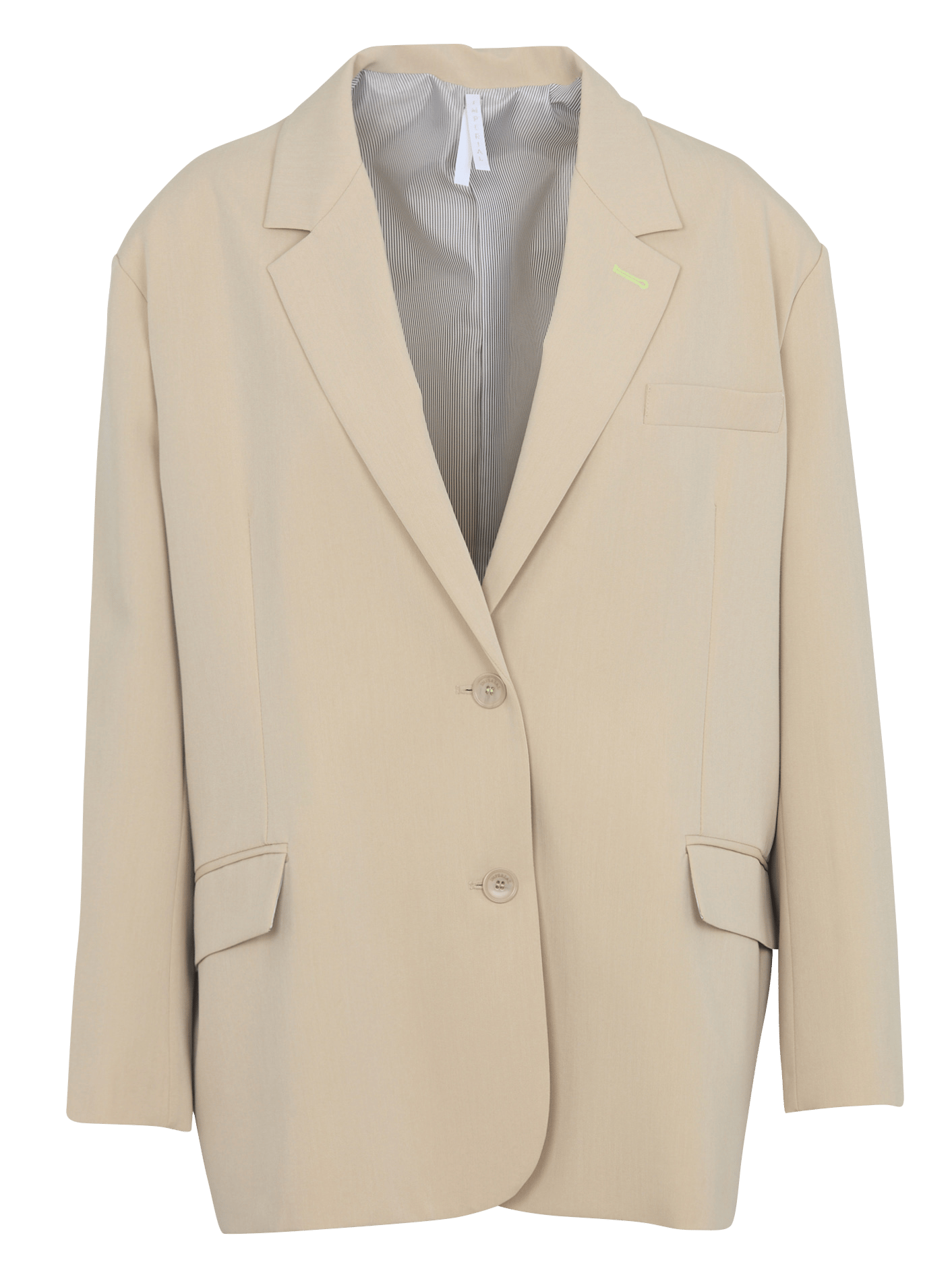 Oversized jasje met reverskraag IMPERIAL Zilver