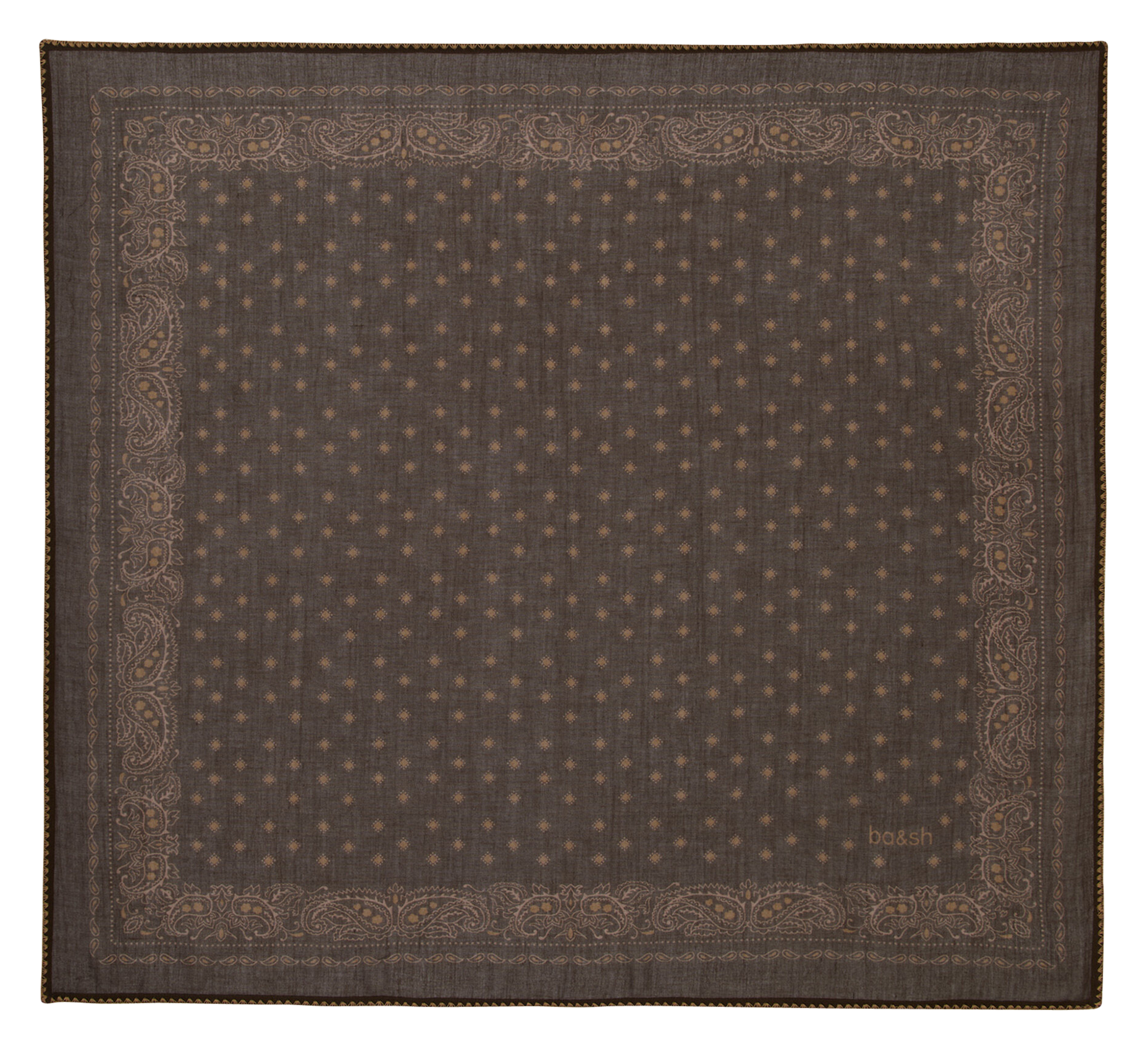 Foulard van katoen BA&SH Bruin