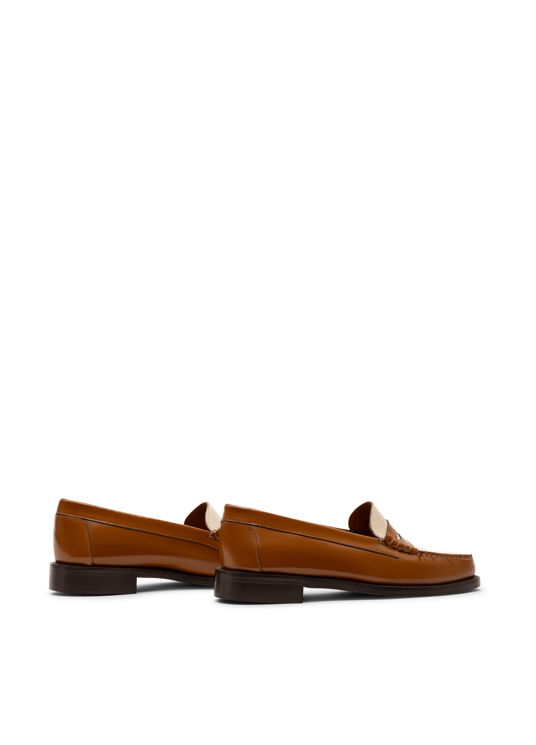 Brown brushed leather loafers PARALLELE PARIS Brown