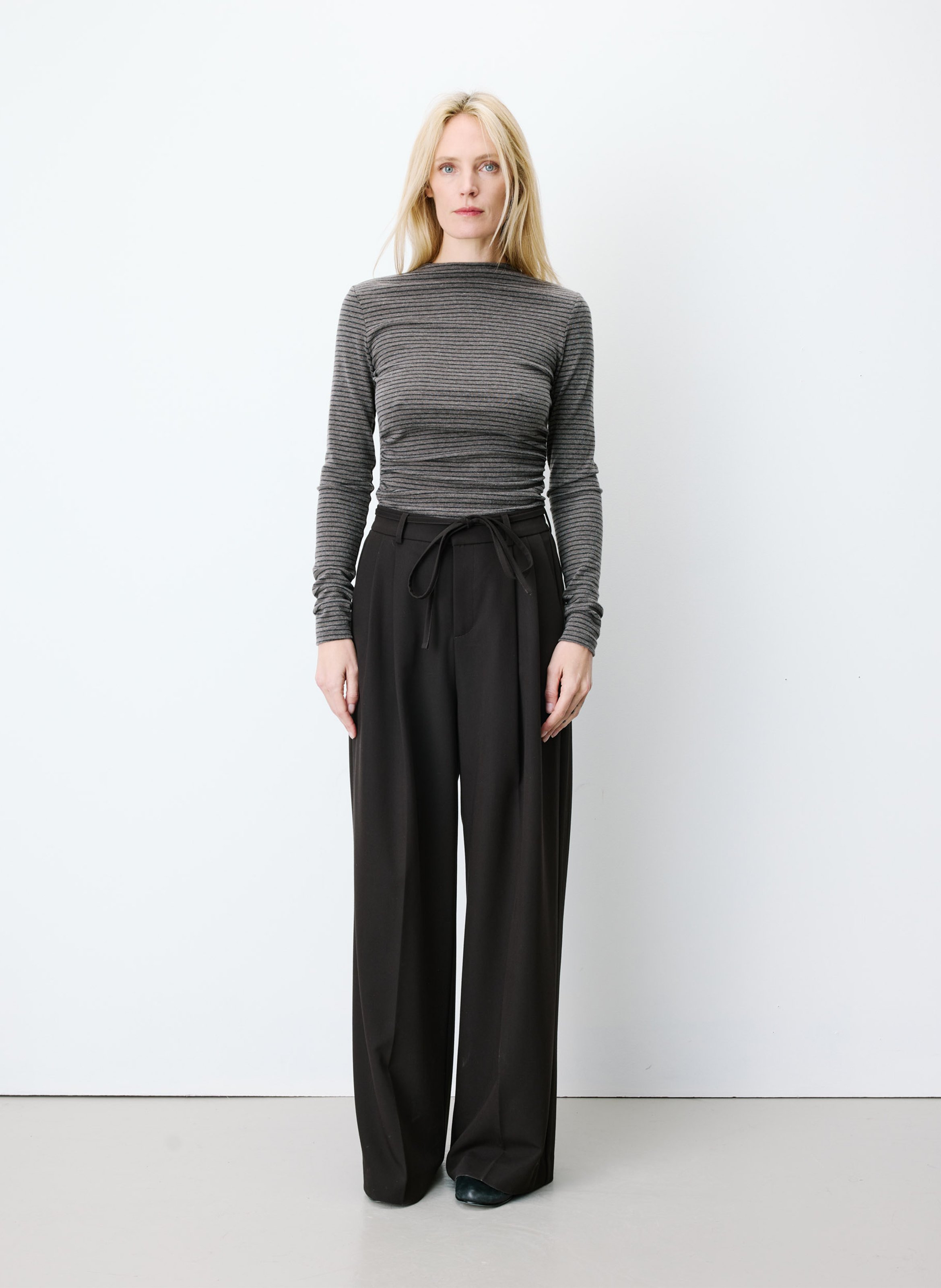Pantalon droit  GRACE ET MILA Marron
