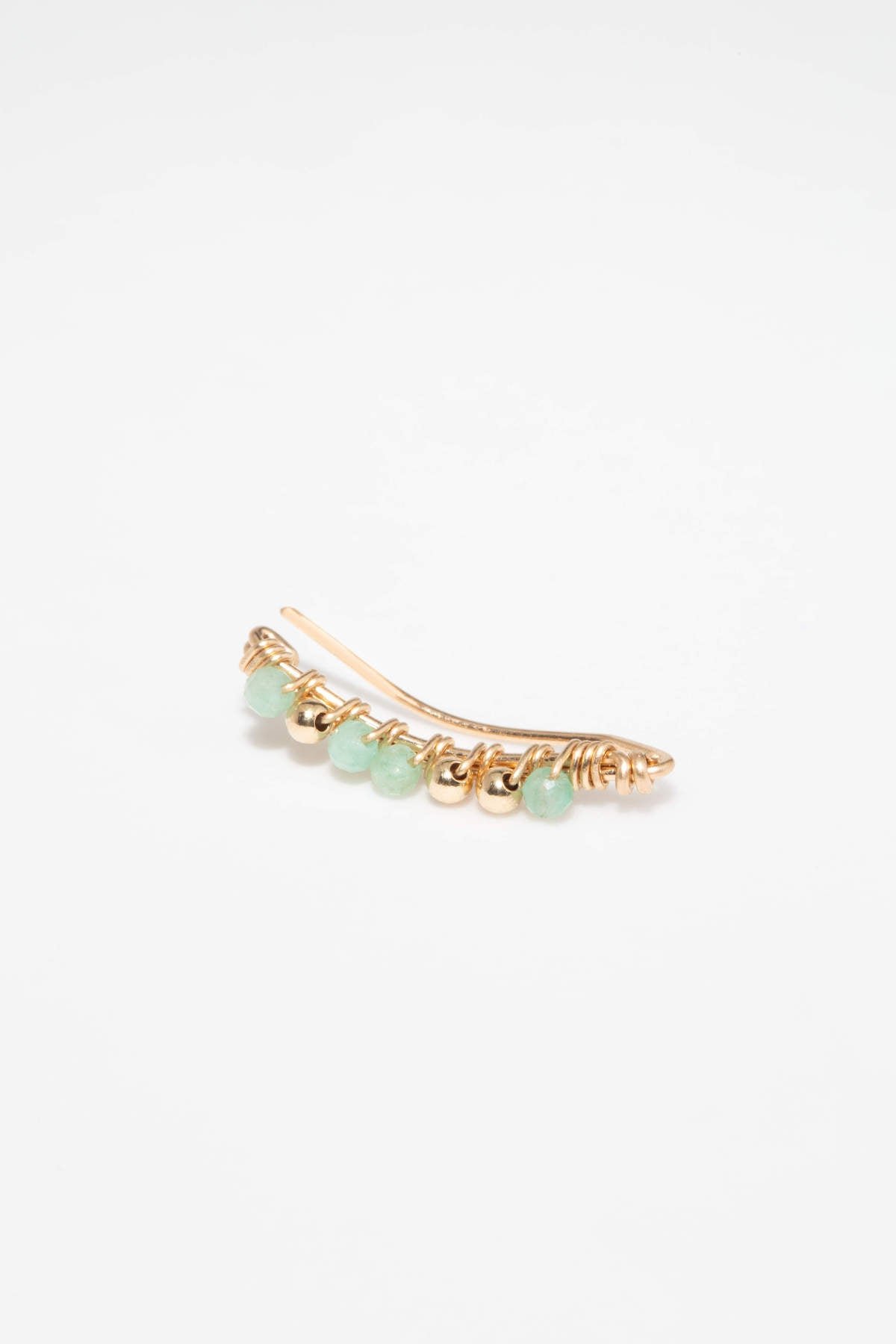 Emerald Climber Earrings YAY Green
