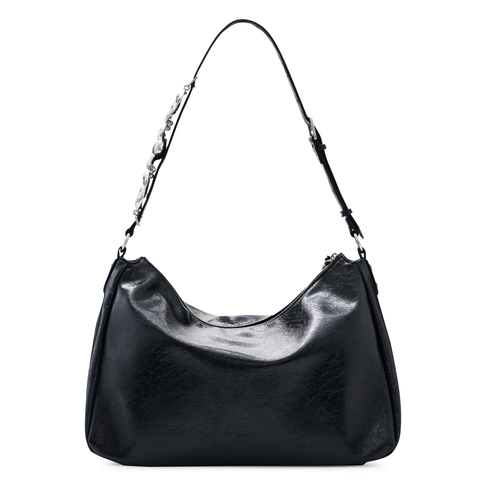 Sac porté épaule effet cuir DESIGUAL Schwarz