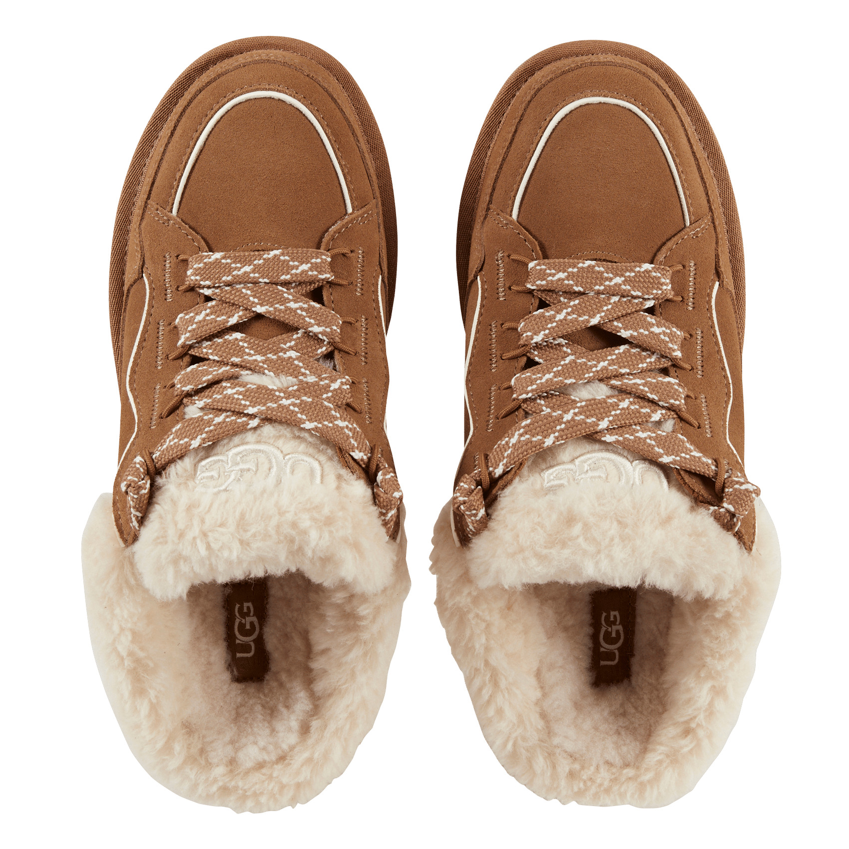 Mix van leren muilezels UGG Bruin