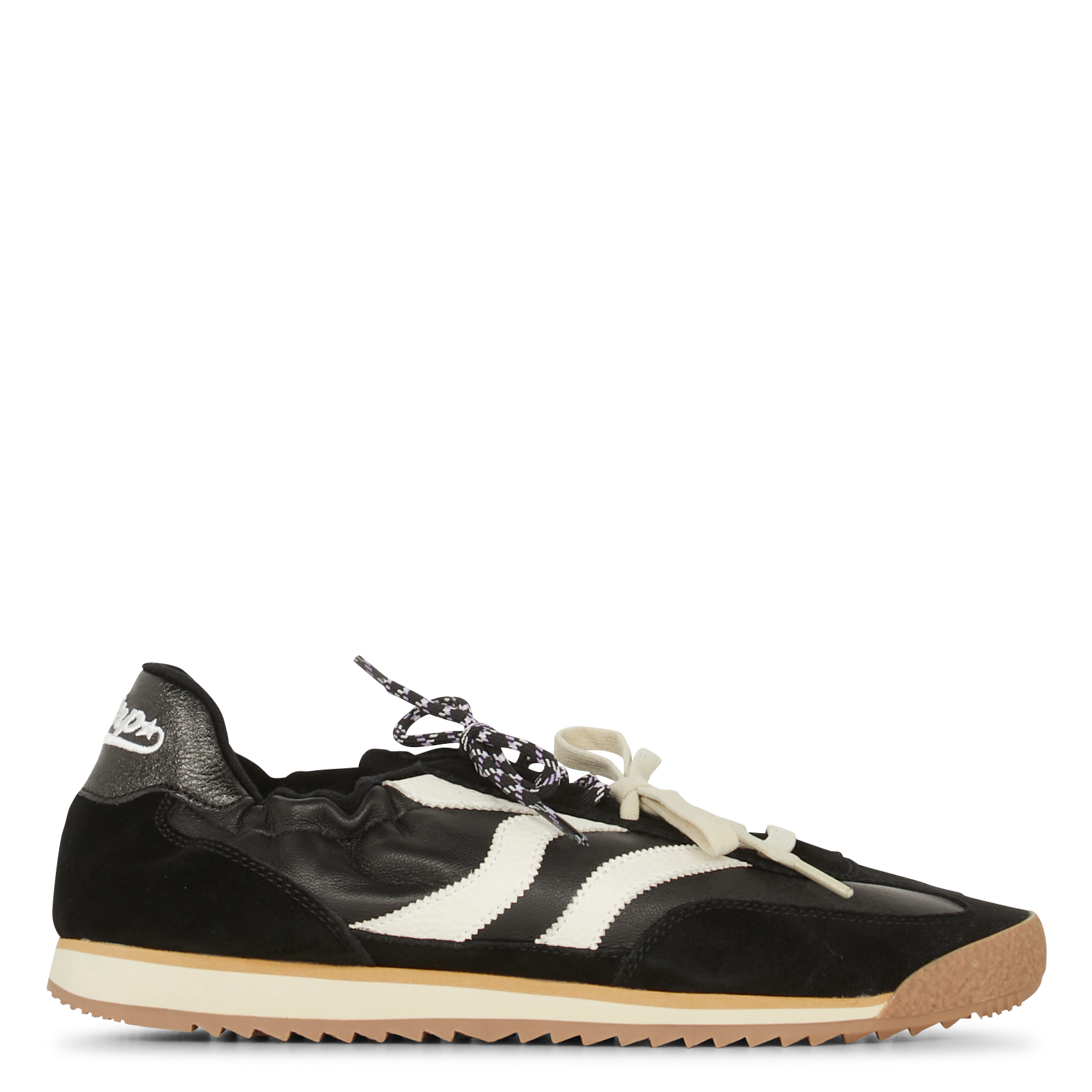 Low-top sneakers with double laces MRP Black