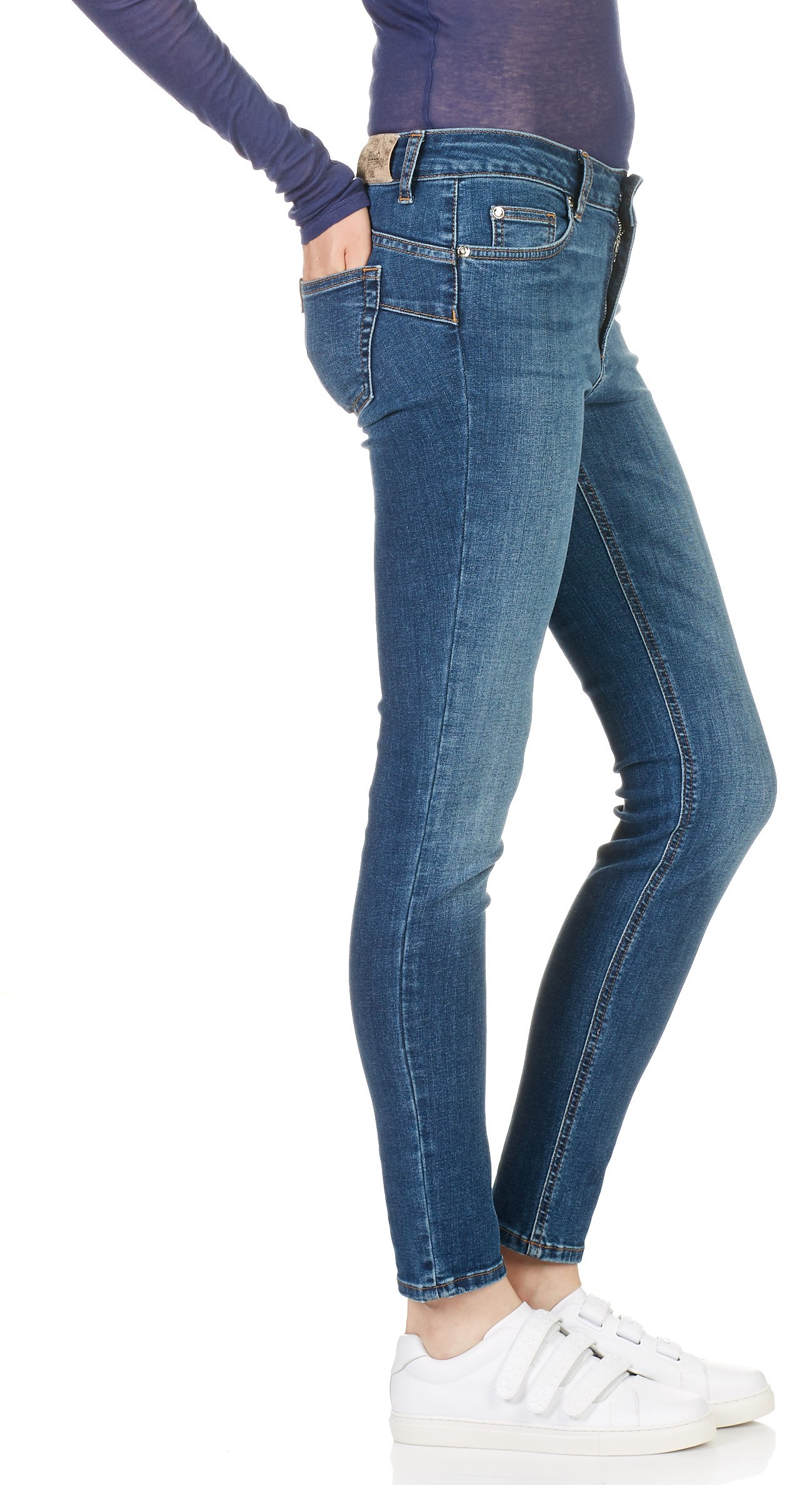 Jean slim bottom-up taille normale LIU JO Jean brut