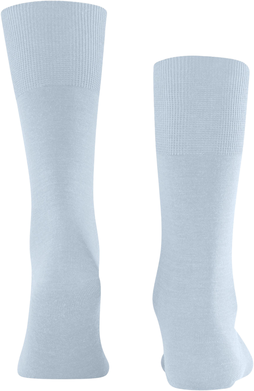 Chaussettes montantes en laine mélangée Bleu