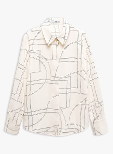 Mango top casual wear