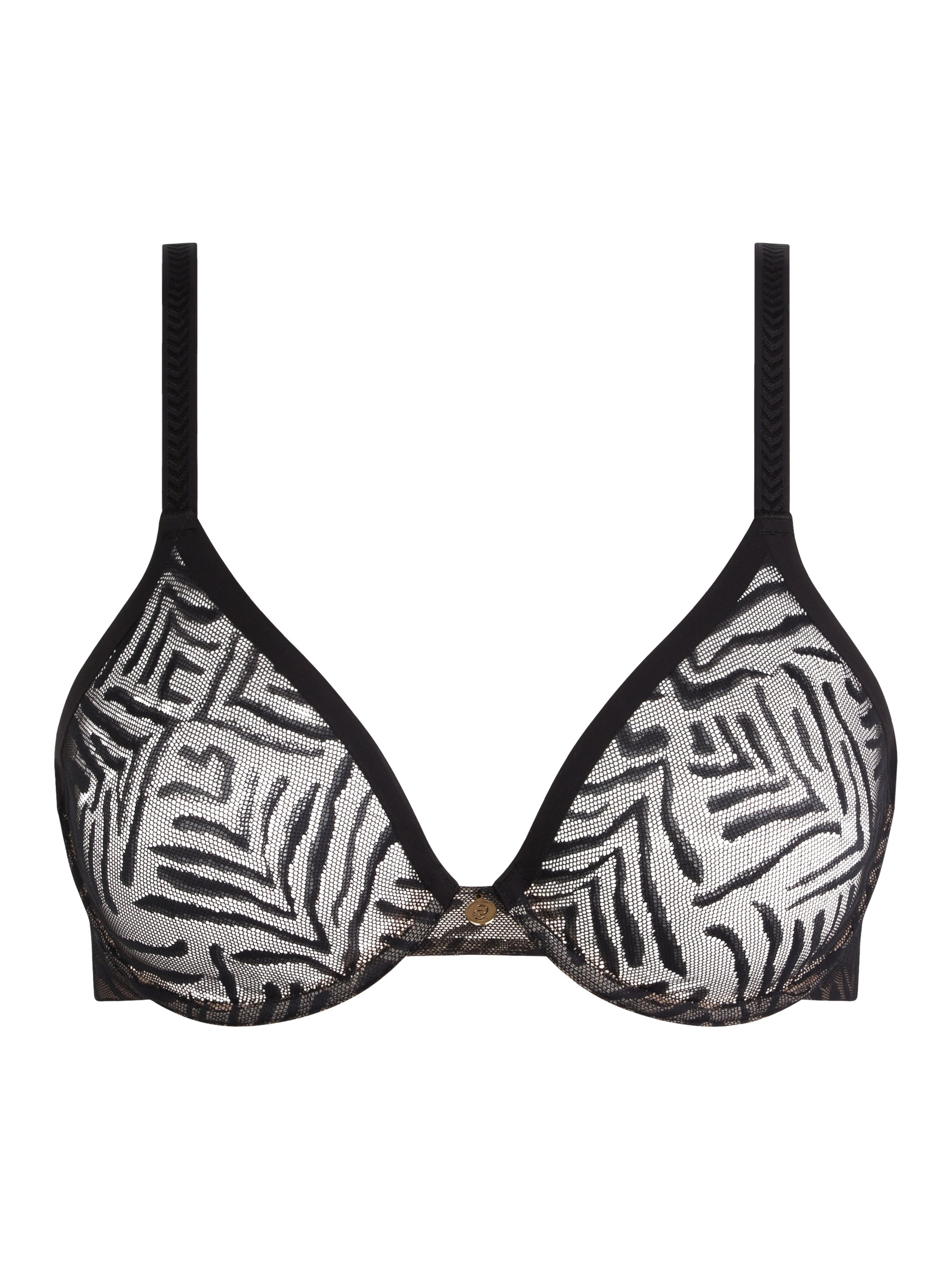 Moulded full-cup bra CHANTELLE Black