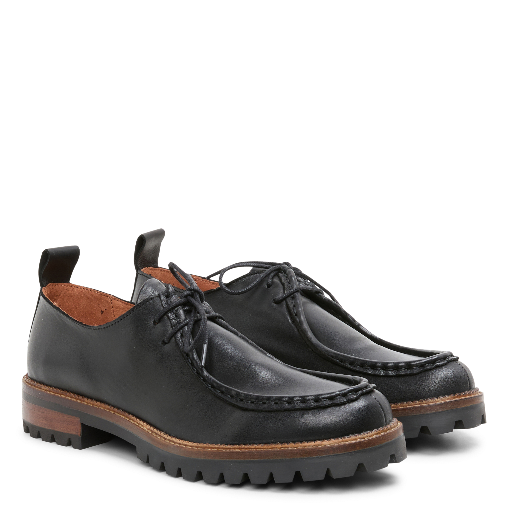 Derbies en cuir MELLOW YELLOW Noir