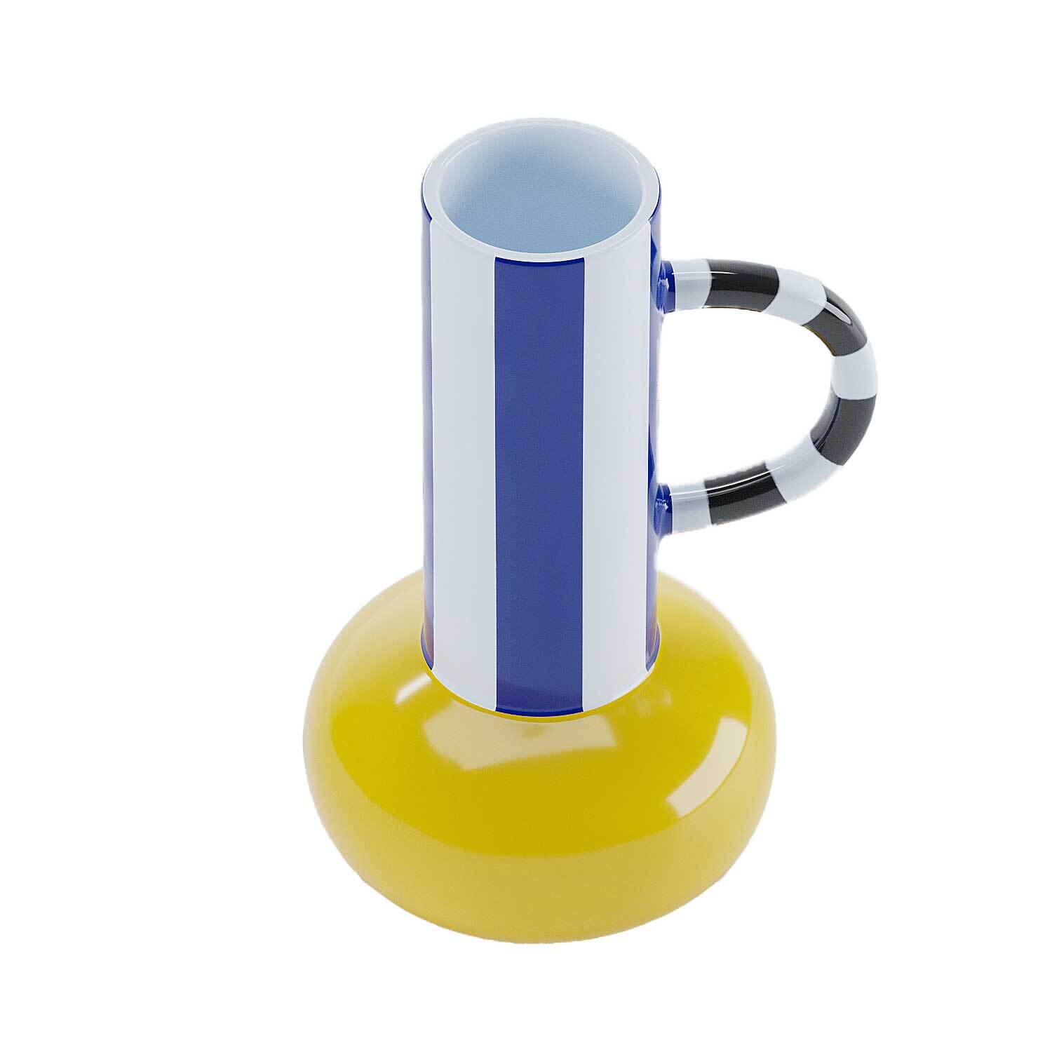 Vase décoratif en céramique avec poignée POTIRON PARIS Multicolore