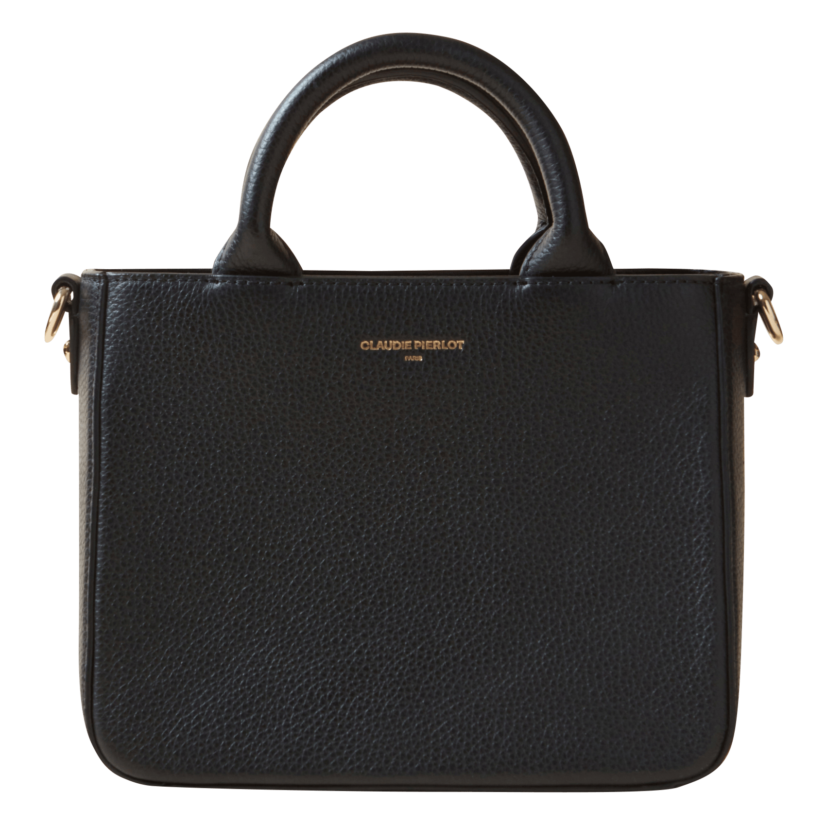 Leren handtas CLAUDIE PIERLOT Zwart