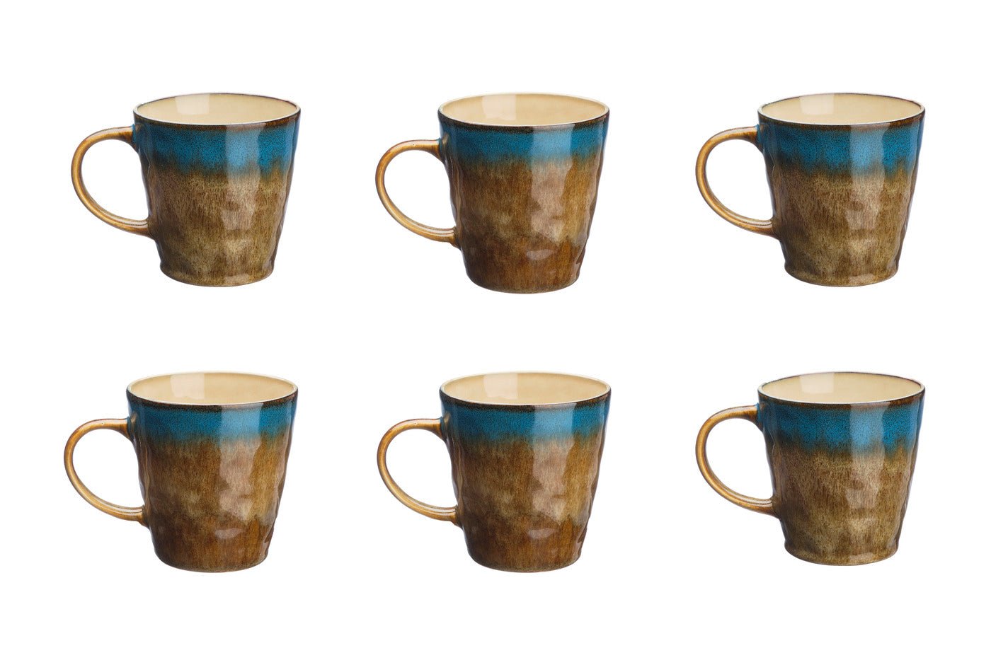 Island mug 40cl - 6 pieces - land & sea BJORN Brown