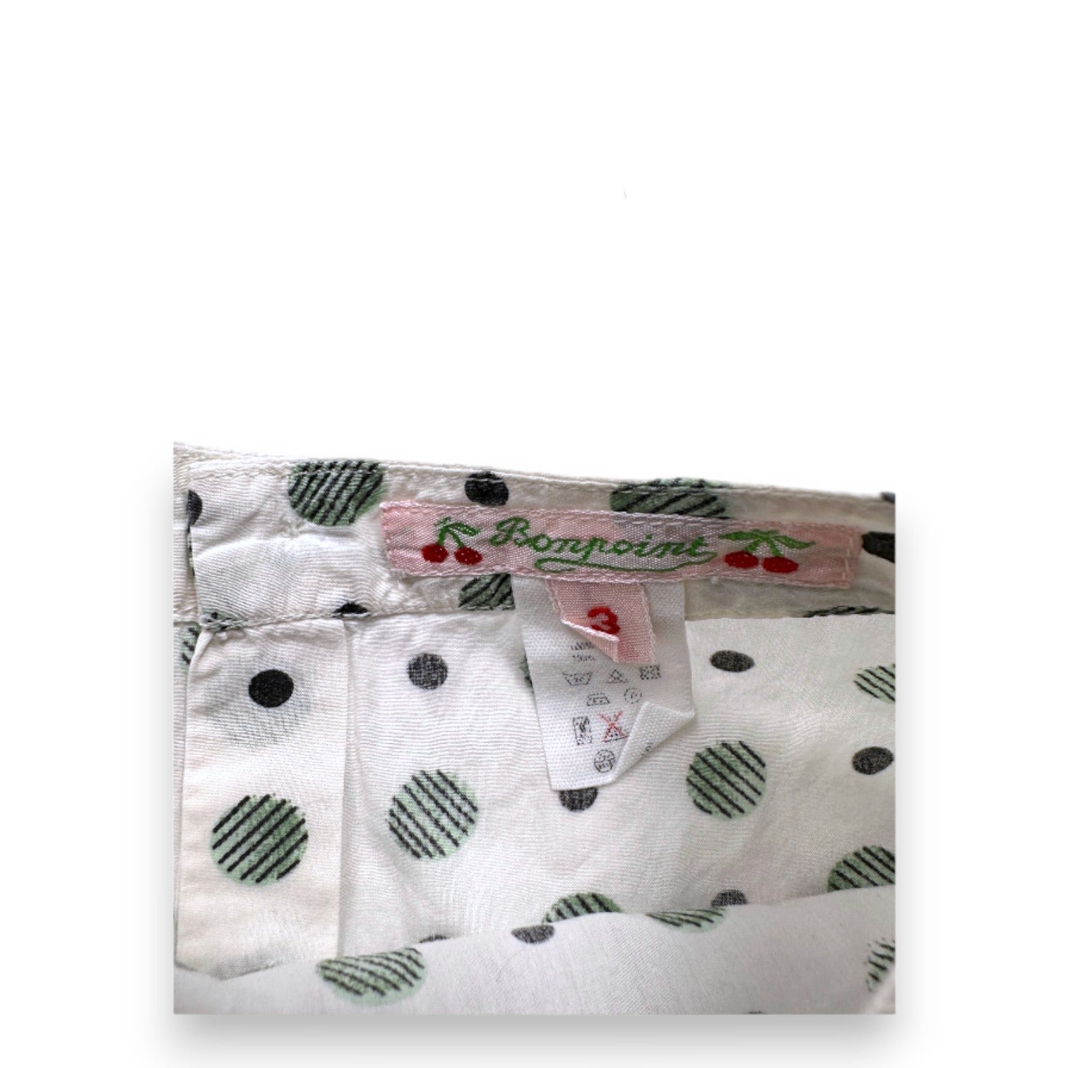 White child's blouse - 3 years old BONPOINT - Seconde Main White