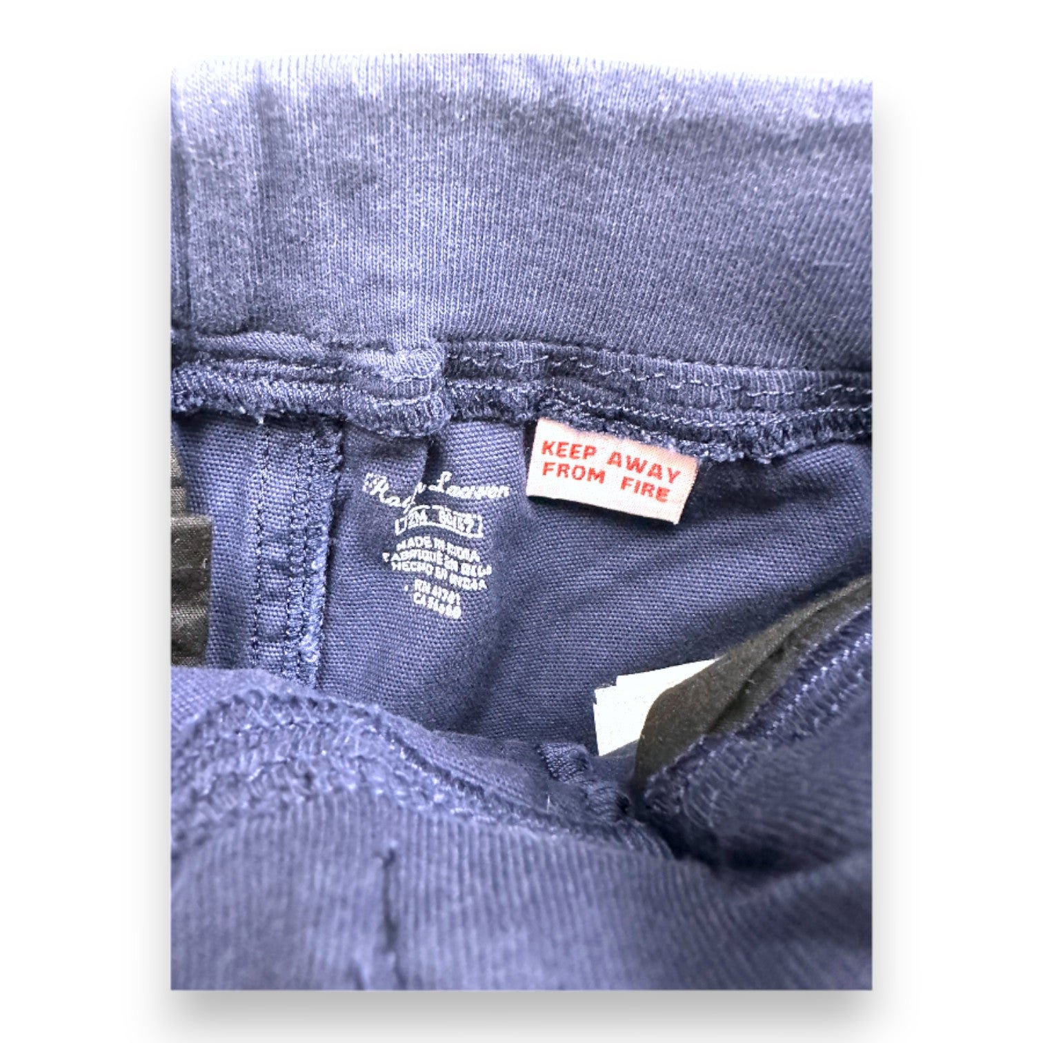 Blue baby pants - 12 months POLO RALPH LAUREN - Seconde Main Blue