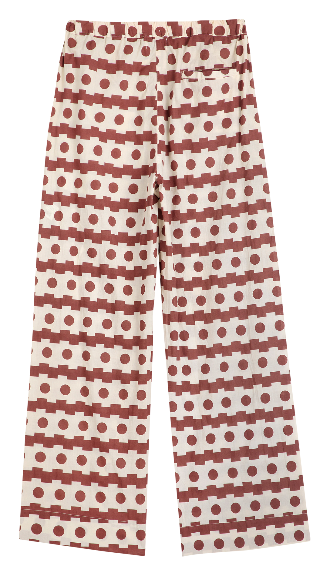 Rechte broek van biokatoen BOBO CHOSES Bruin