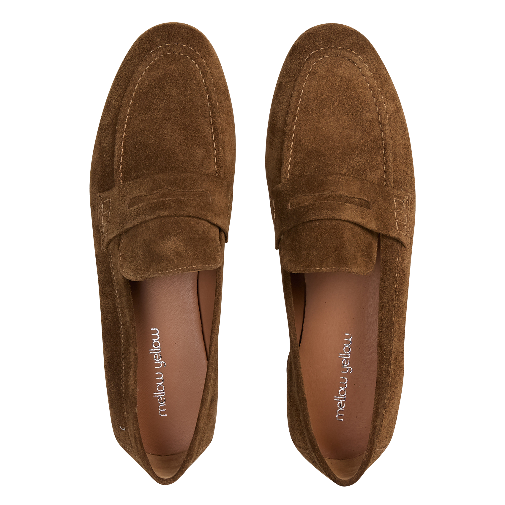 Mocassins en cuir velours MELLOW YELLOW Marron