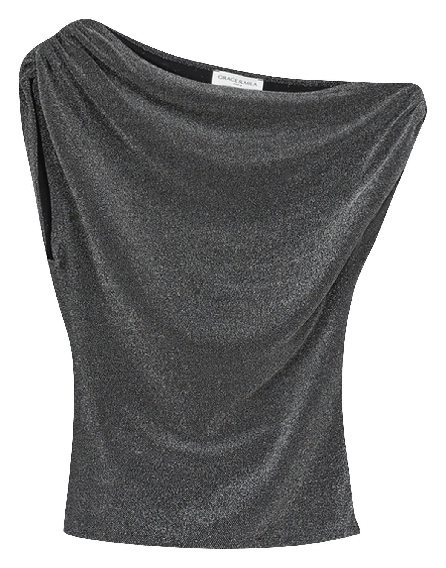 Asymmetrische top GRACE ET MILA Grijs