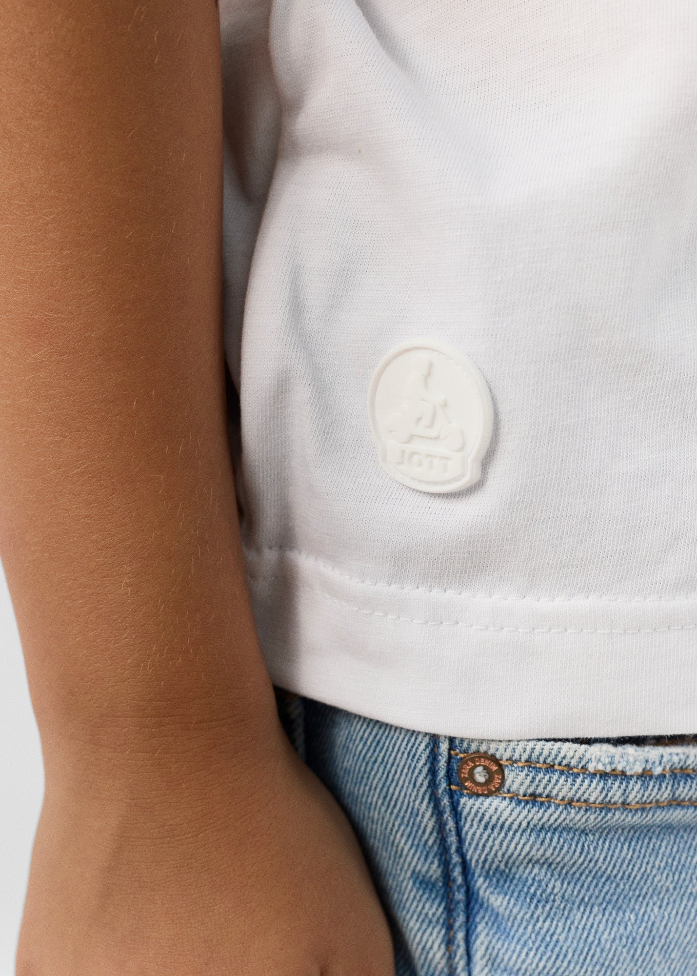 Round neck children's T-shirt pio JOTT White