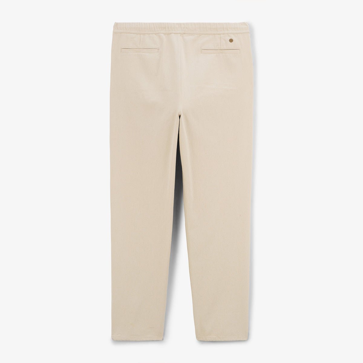Straight leg pants with elastic waistband SERGE BLANCO White