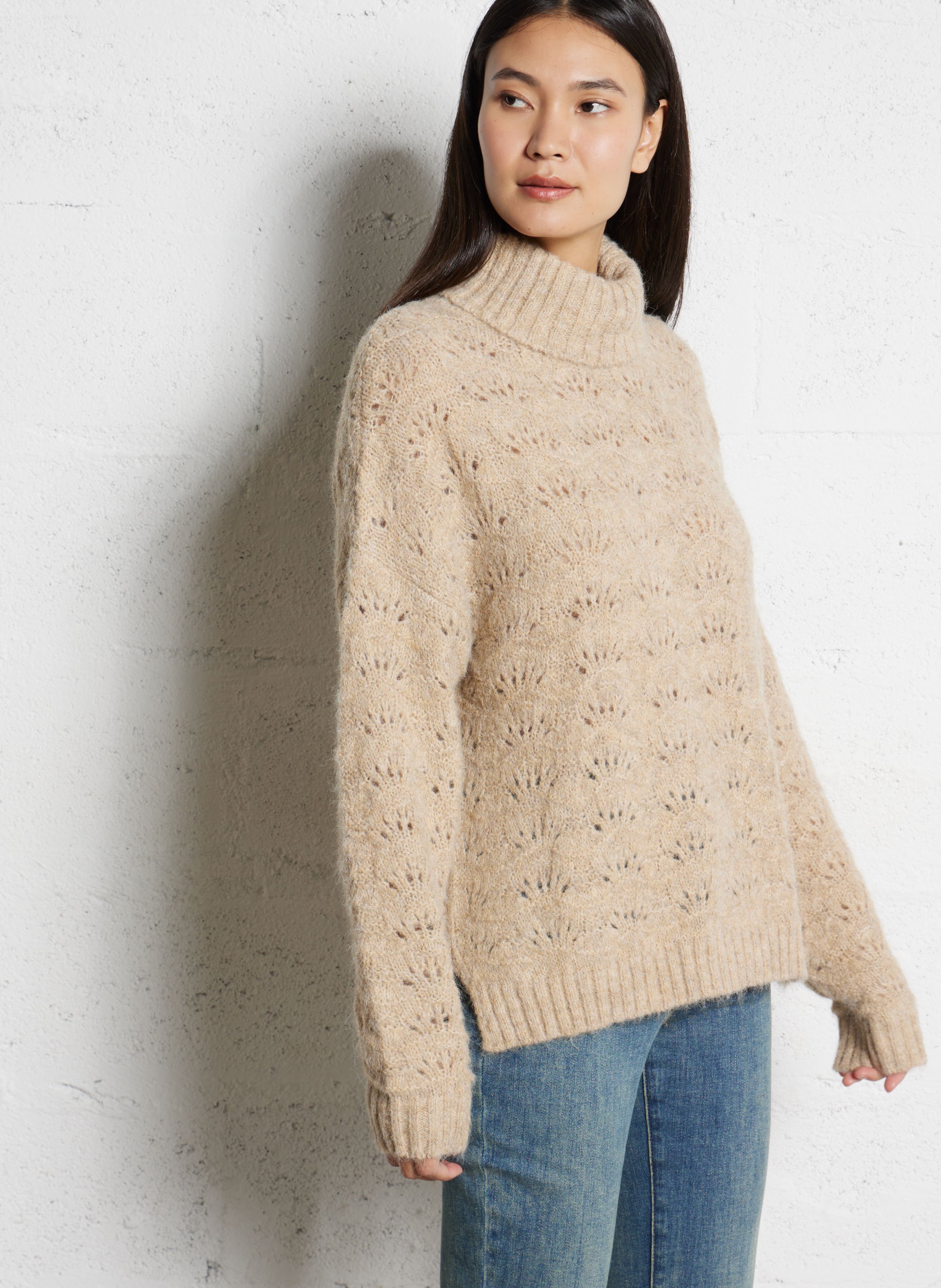 Oversized turtleneck sweater LA PETITE ETOILE