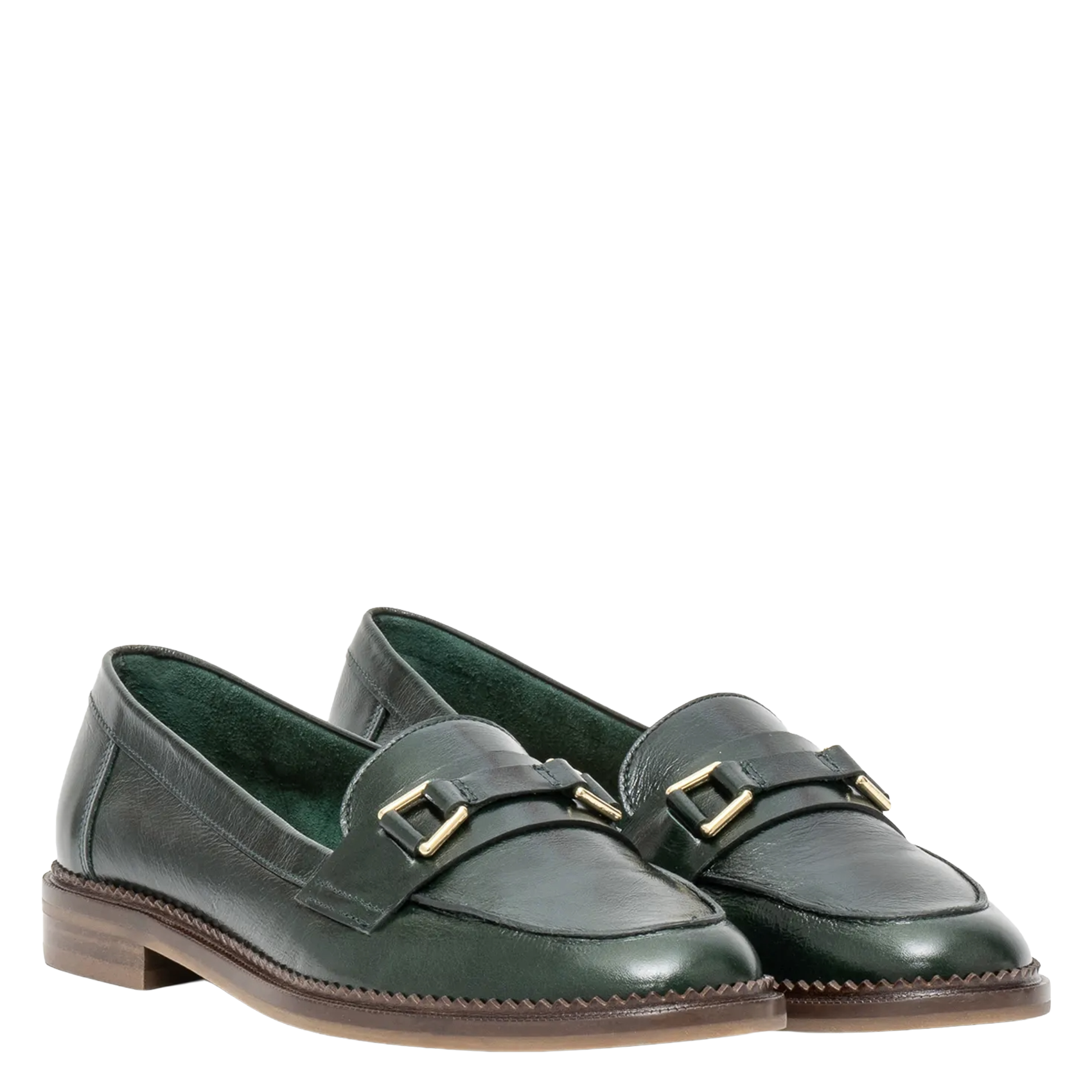 Mocassins en cuir BOCAGE Vert