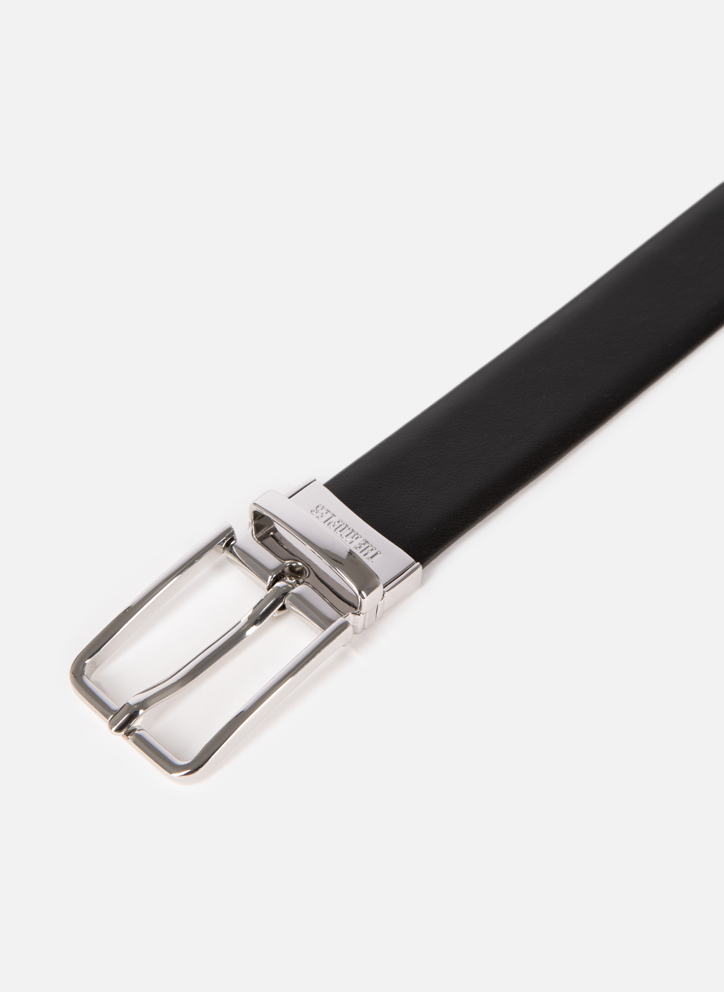 Reversible grained leather belt THE KOOPLES Black