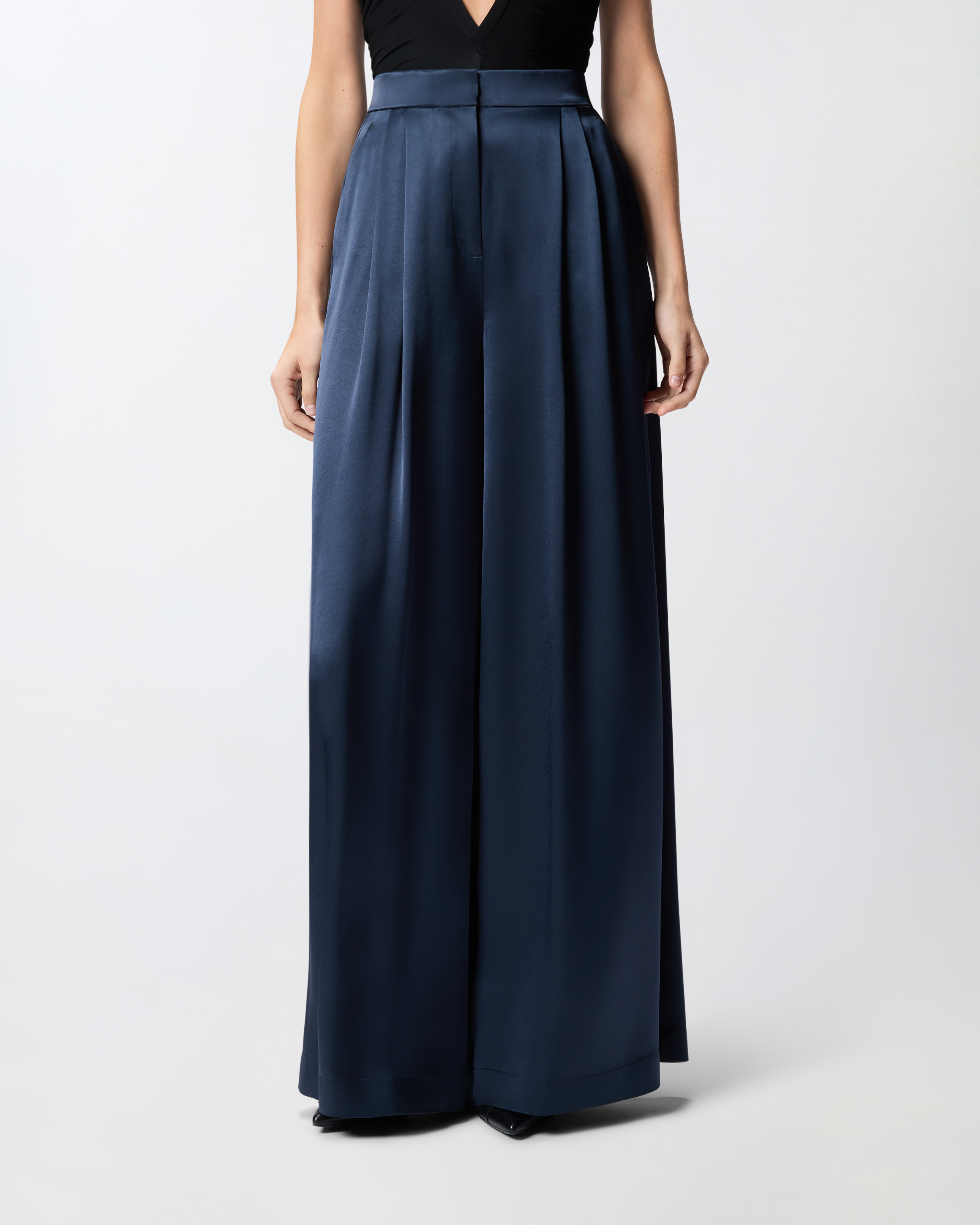 Pantalon long et large PINKO Blue