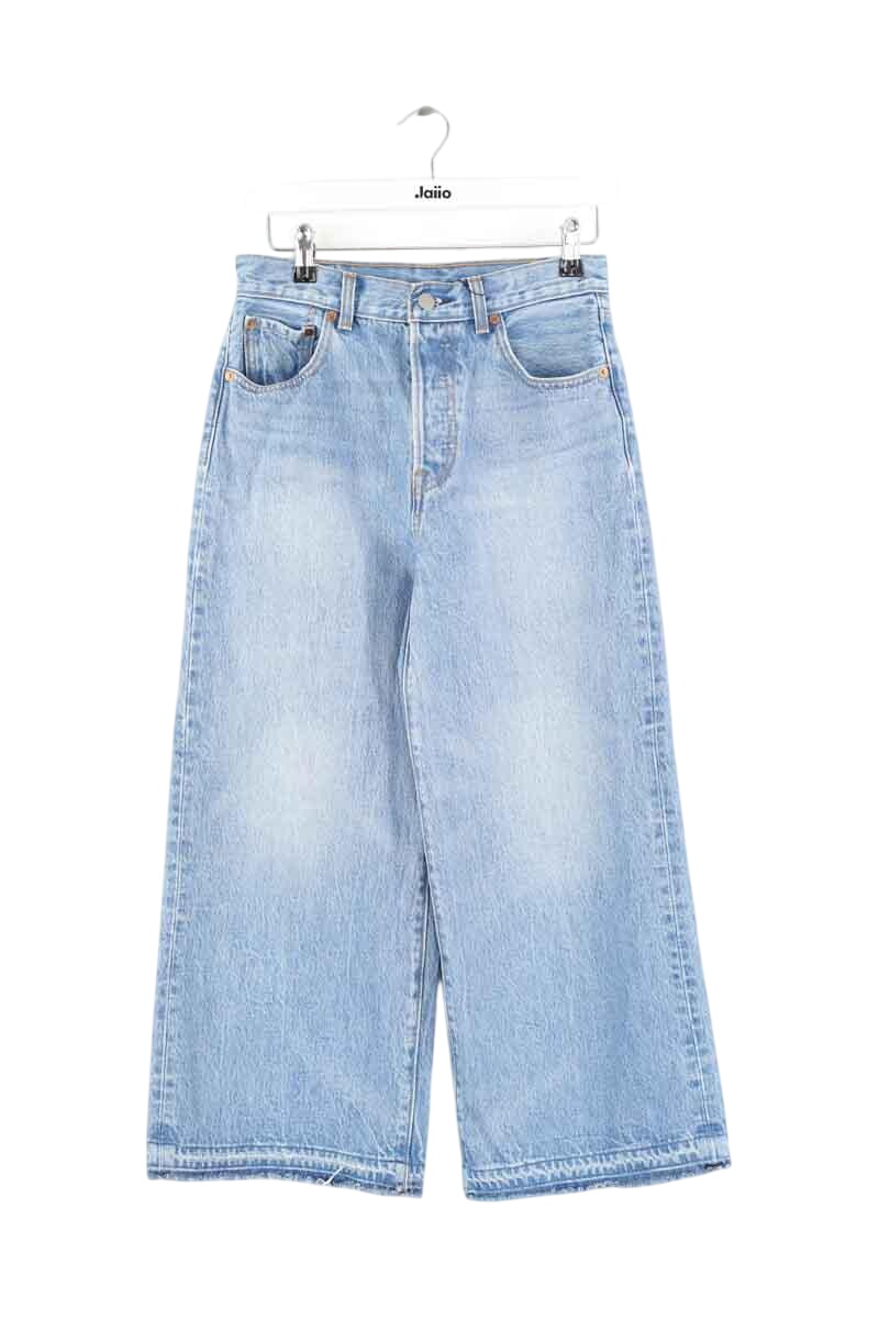 Straight cotton-blend pants LEVI'S - Seconde main Blue