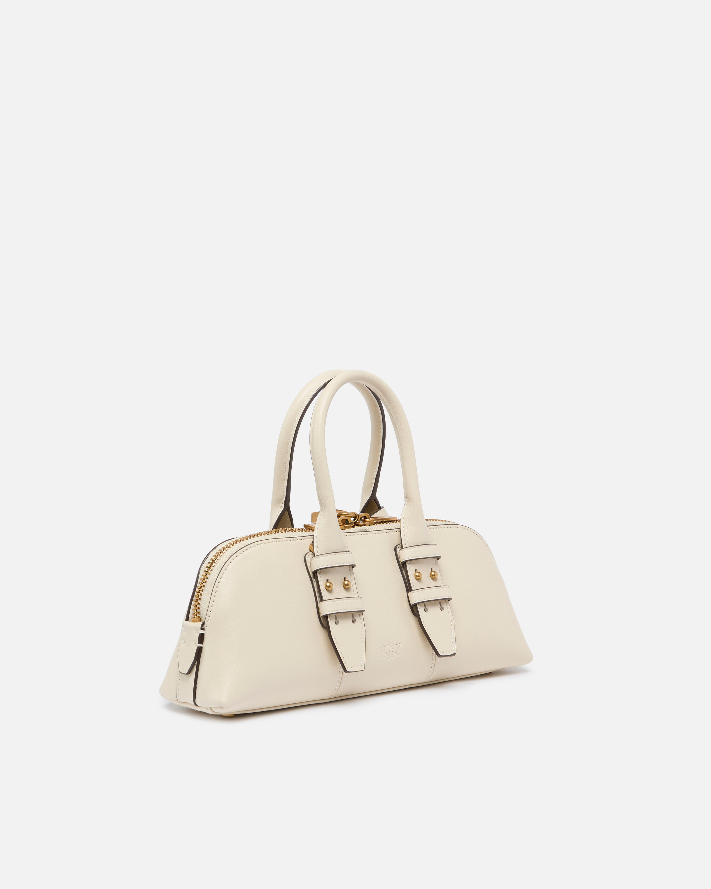 Small Escape Bag handbag in leather PINKO White