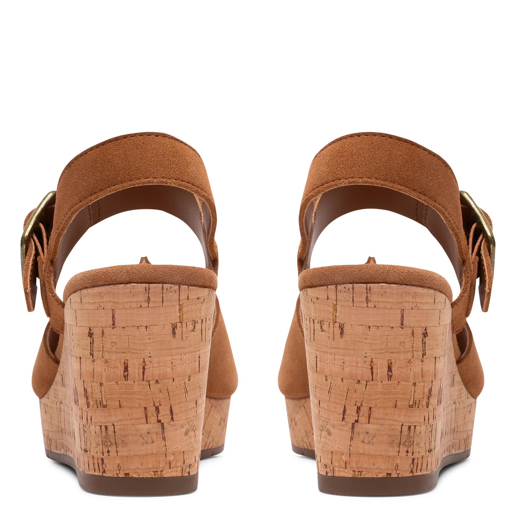 Espadrilles aus Wildleder mit Keilabsatz CLARKS Braun