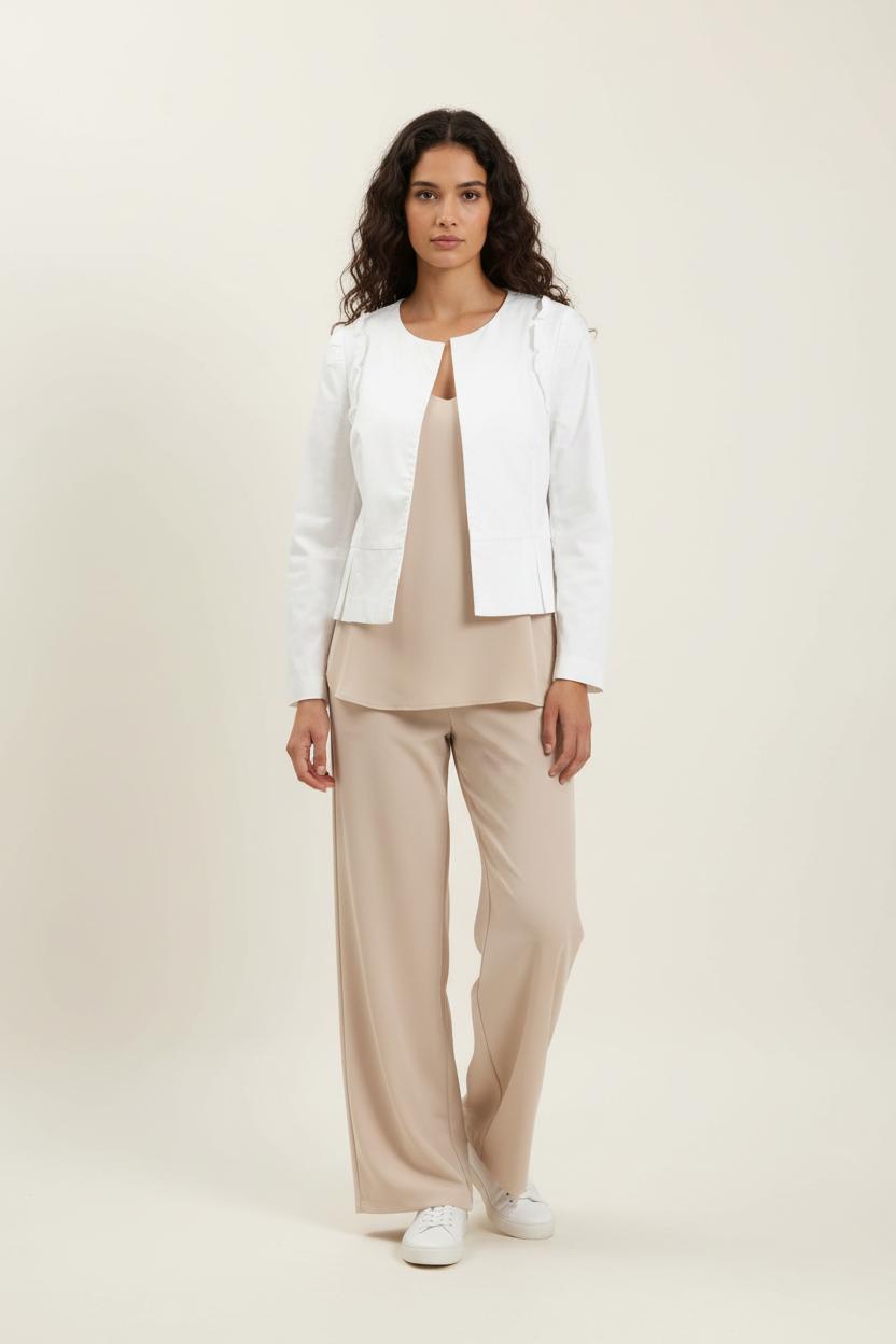 JACKET TARA JARMON - Seconde Main White