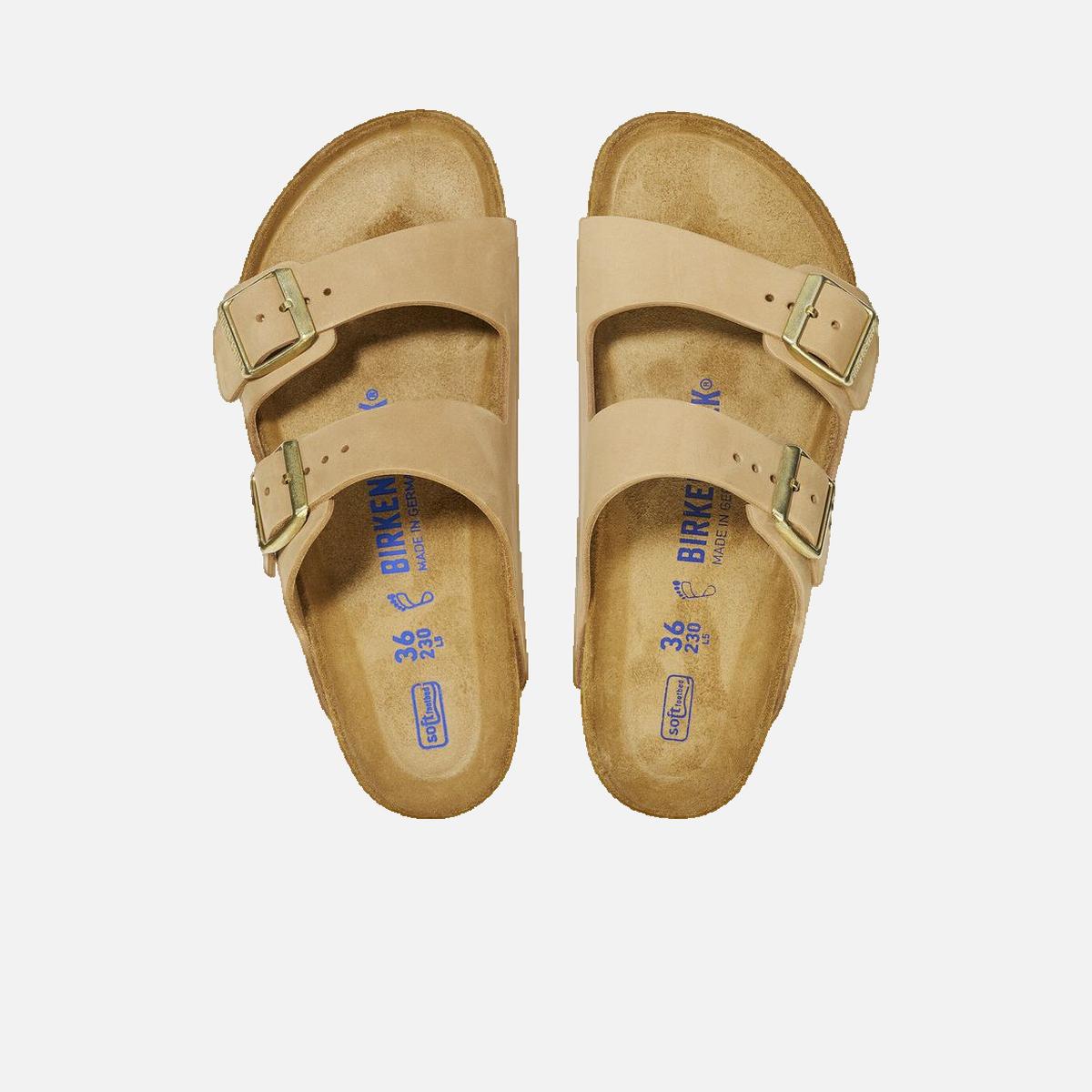 Arizona flat sandals BIRKENSTOCK Beige