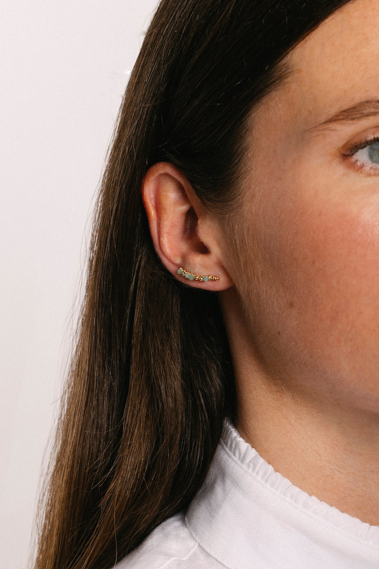 Emerald Climber Earrings YAY Green