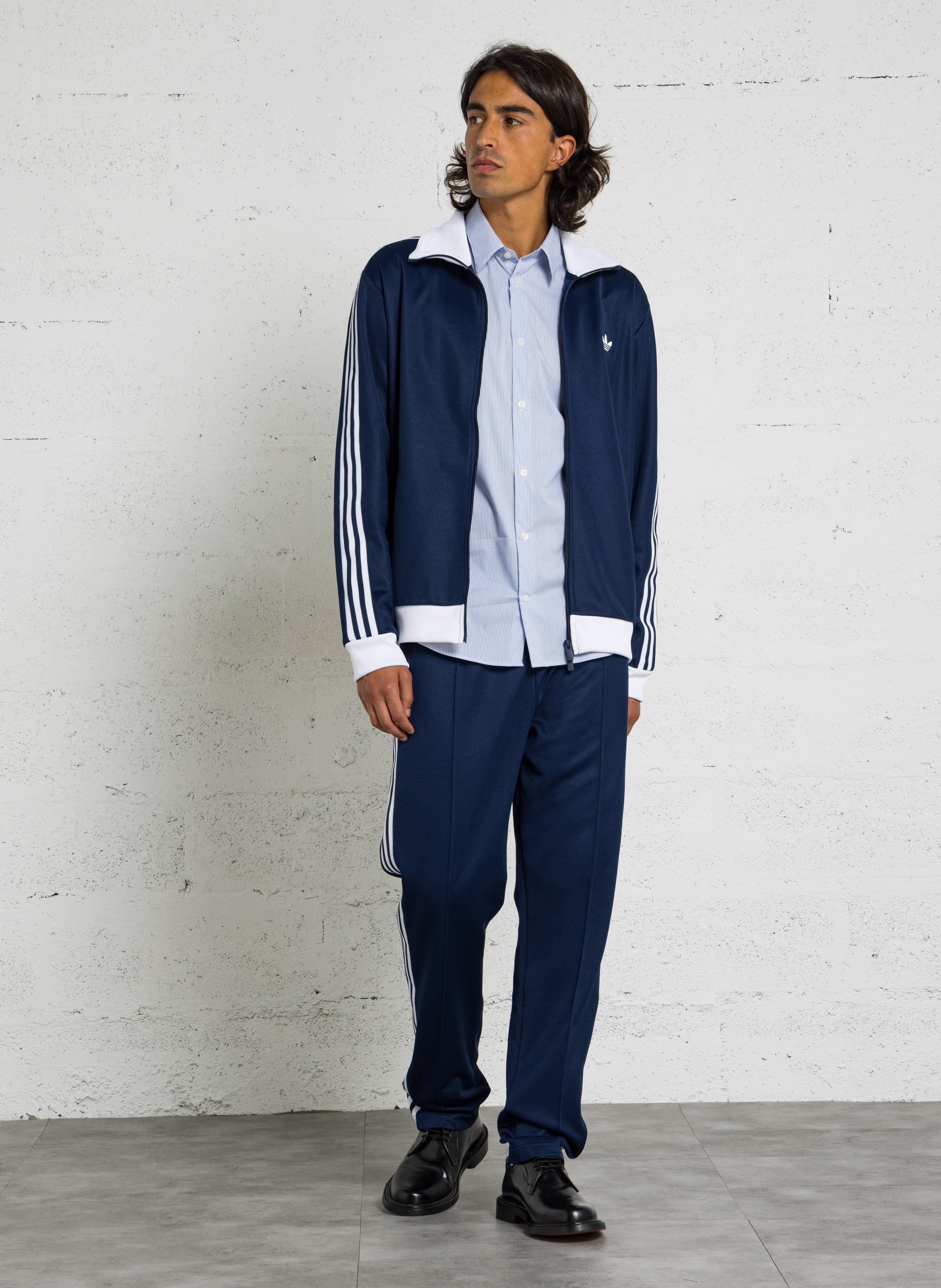 Jogging droit uni ADIDAS Bleu