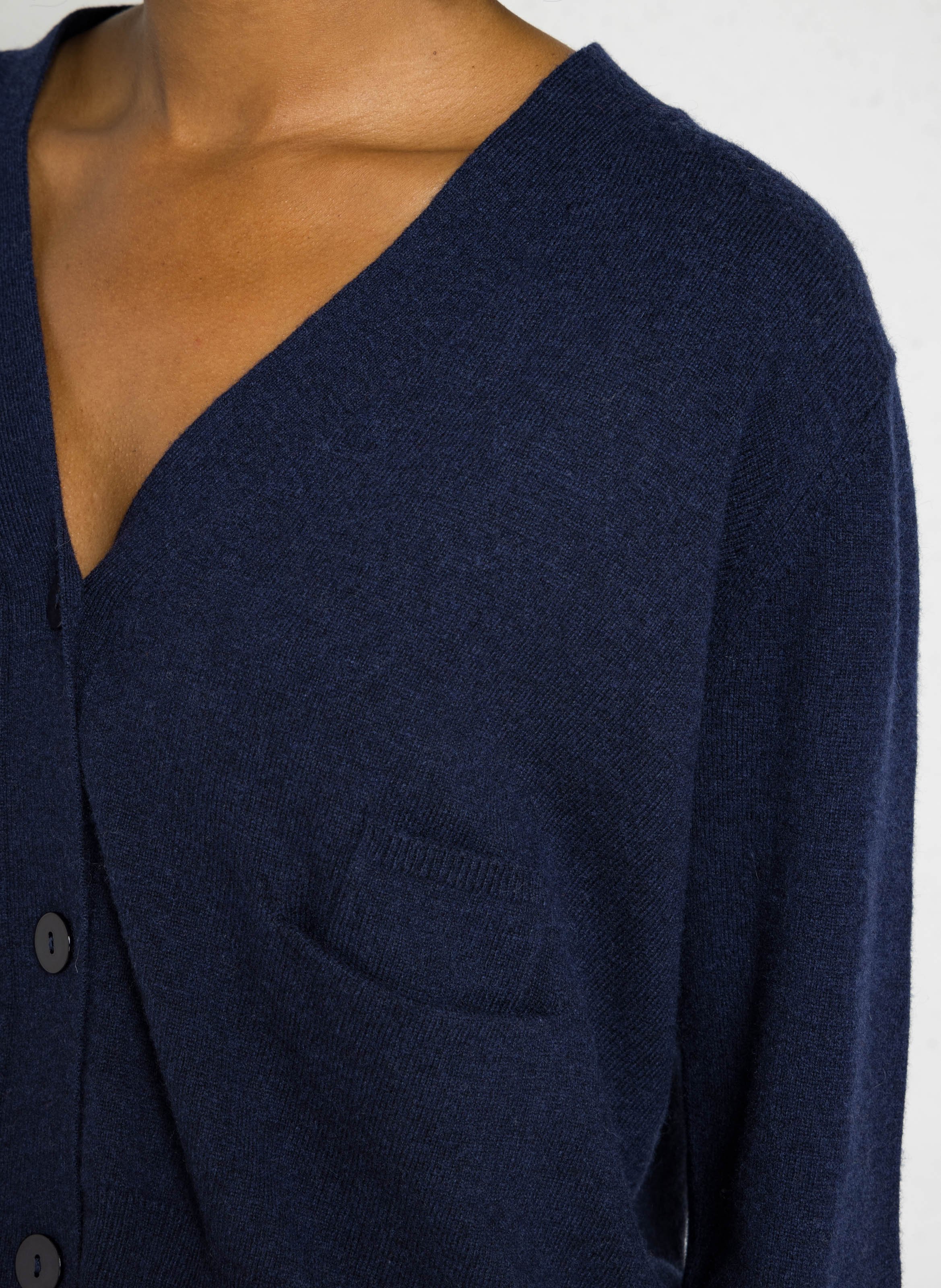 Oversize Weste mit Taschen NICE THINGS Blau