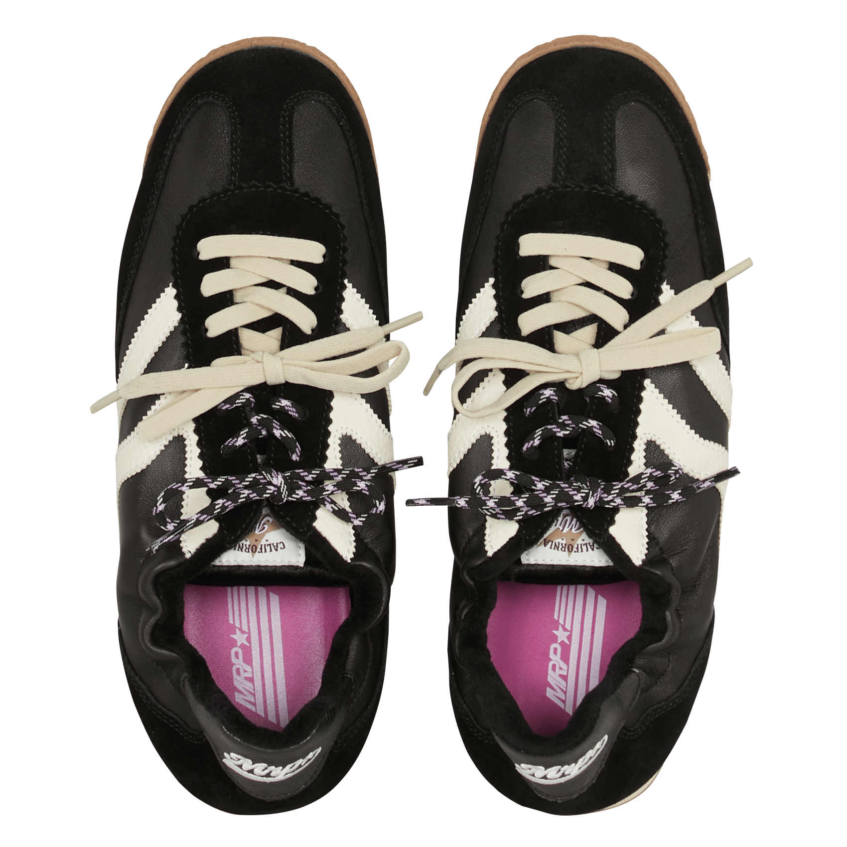 Low-top sneakers with double laces MRP Black
