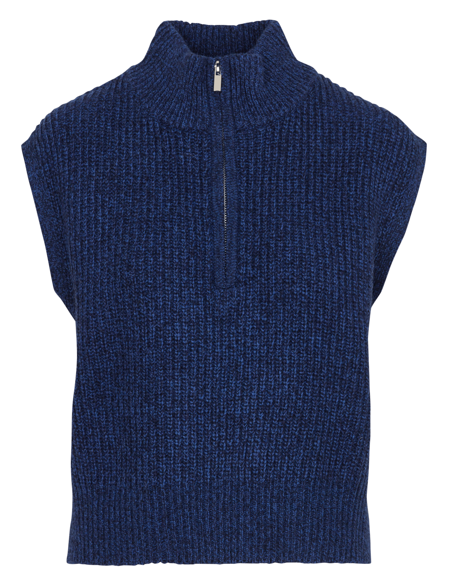 Straight sleeveless dress with high neck KOOKAI Blue