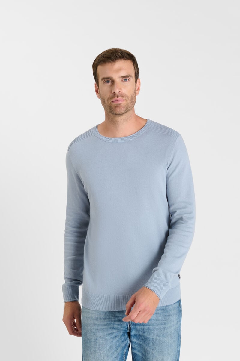 Round-neck sweater LE TEMPS DES CERISES Blue