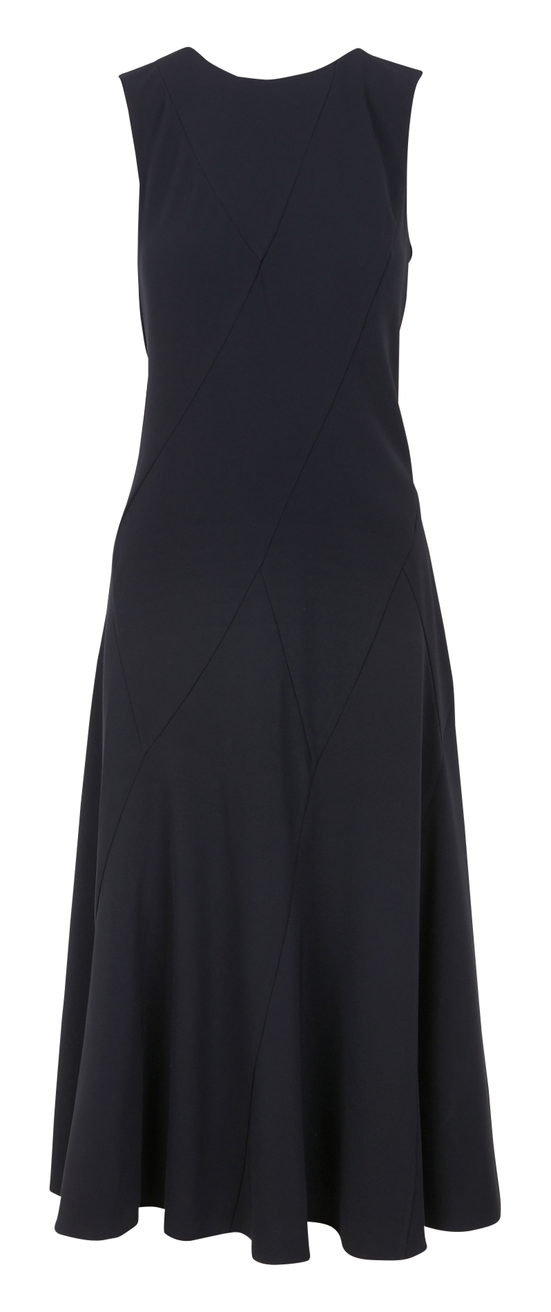 Flared sleeveless dress THEORY Blue