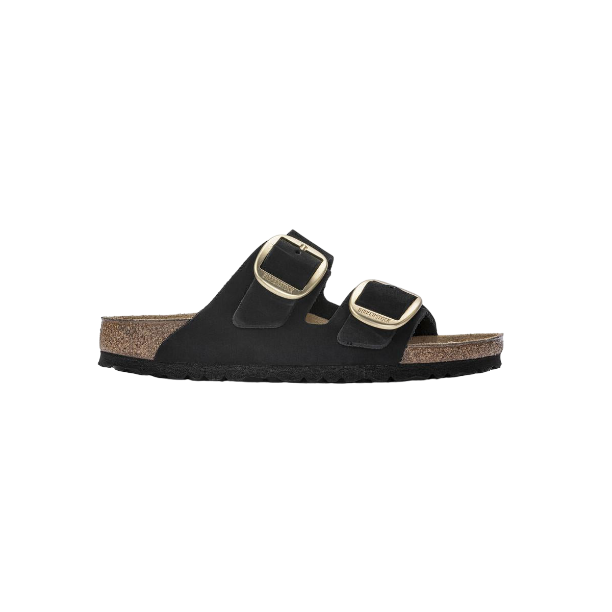 Faux leather sandals BIRKENSTOCK Black