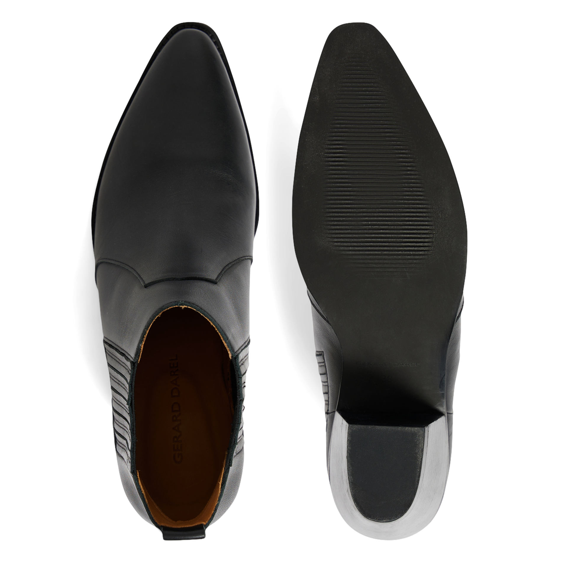 Bottines en cuir GERARD DAREL Noir