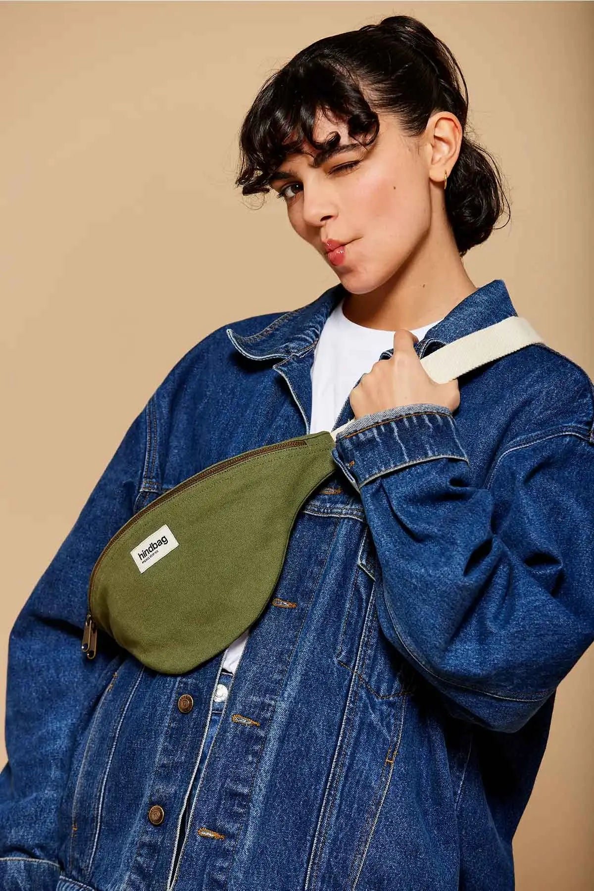 Cotton waist bag HINDBAG Khaki