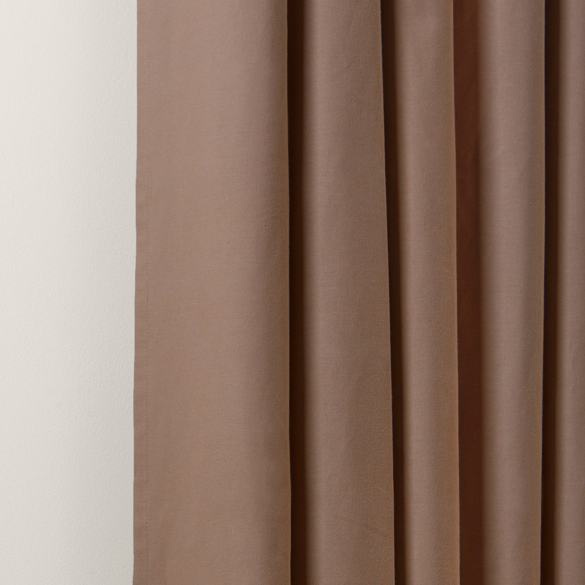 ABSTRACT - Curtain with eyelets MADURA Brown