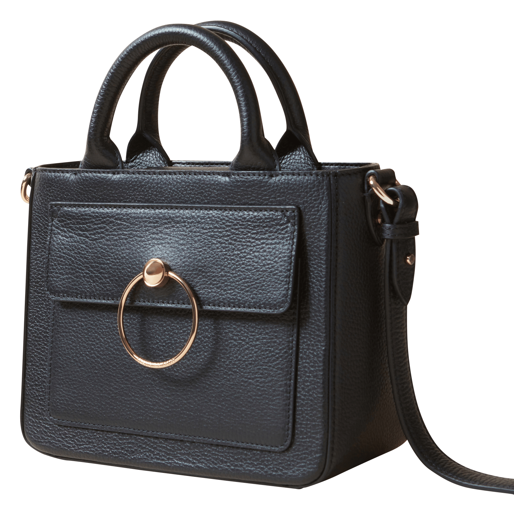 Leren handtas CLAUDIE PIERLOT Zwart