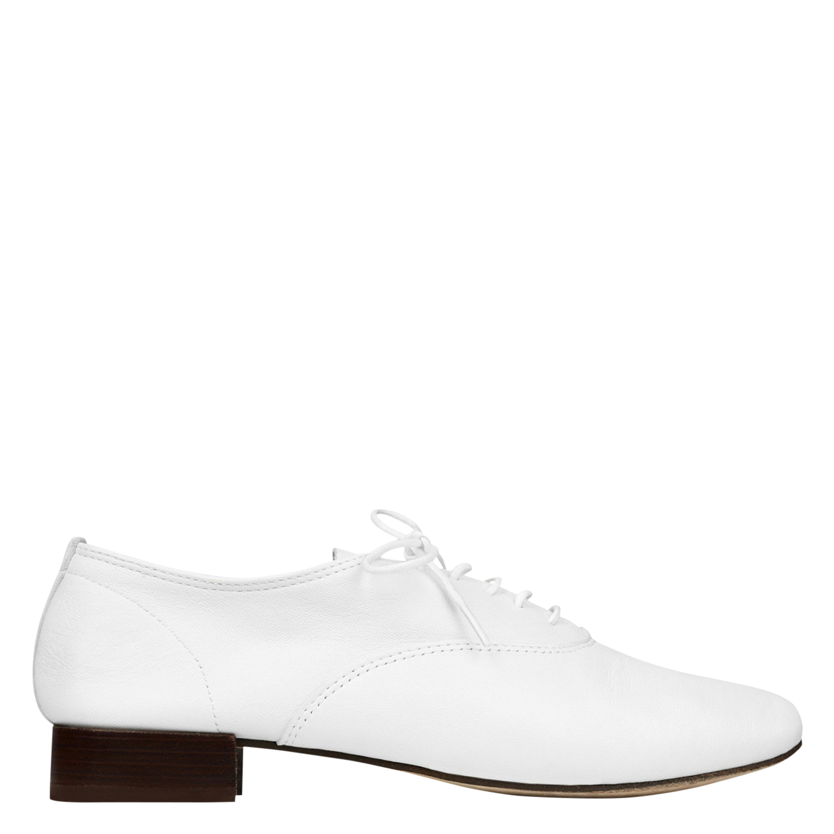 Leren derby's met hakje REPETTO