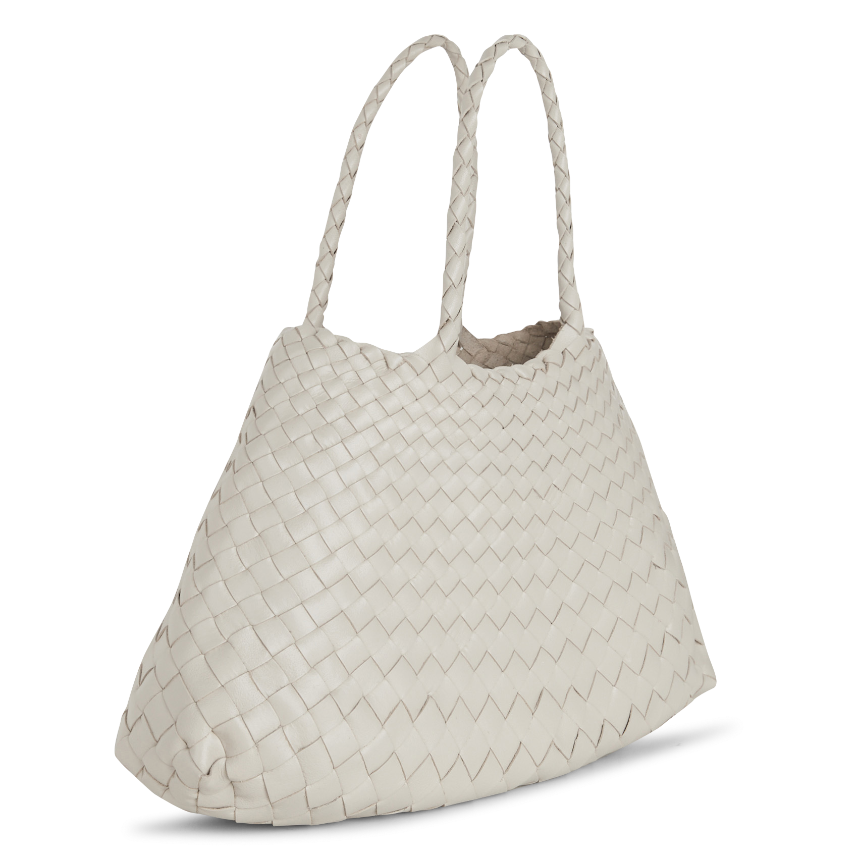 Sac à main en cuir Blanc